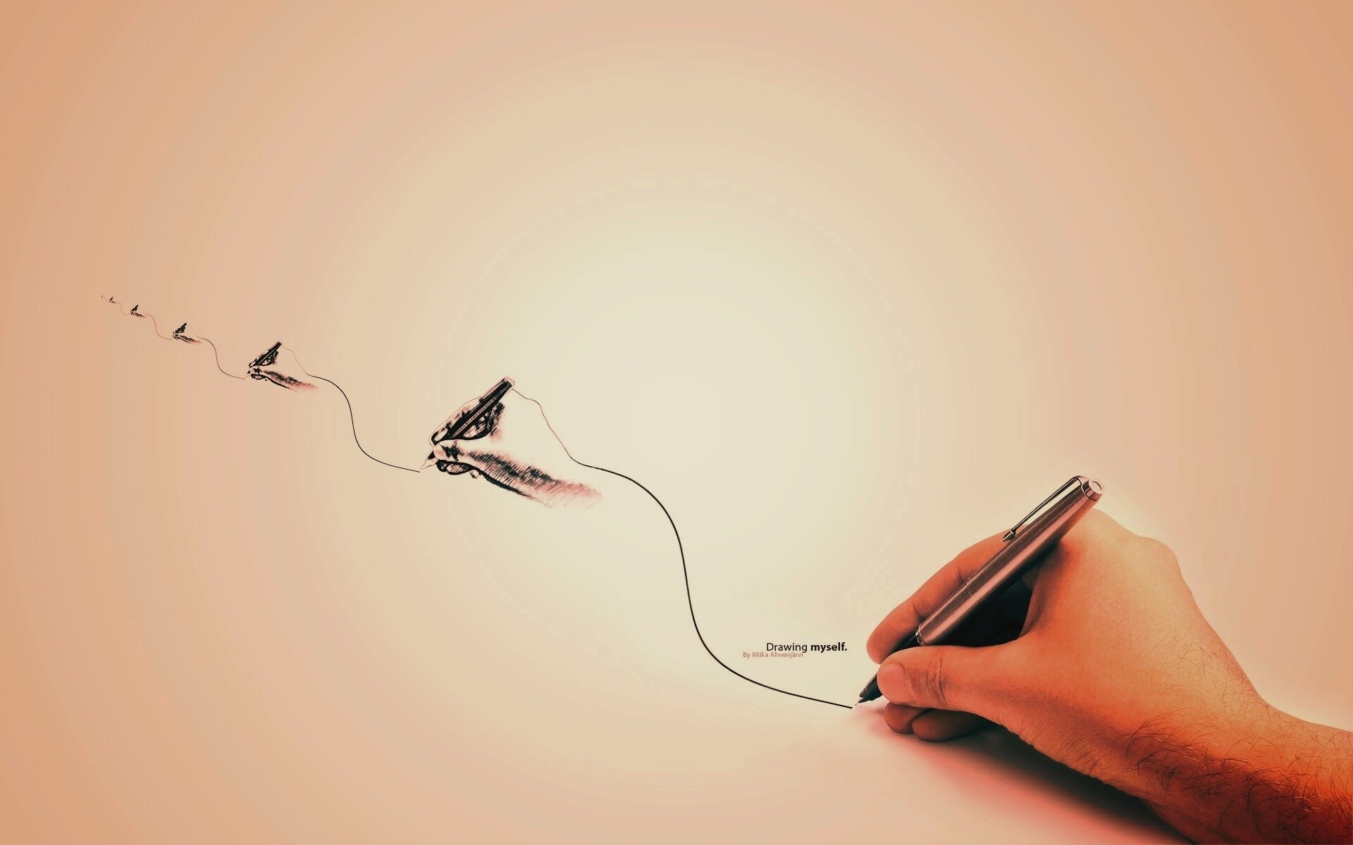 Рисунок - рекурсия обои