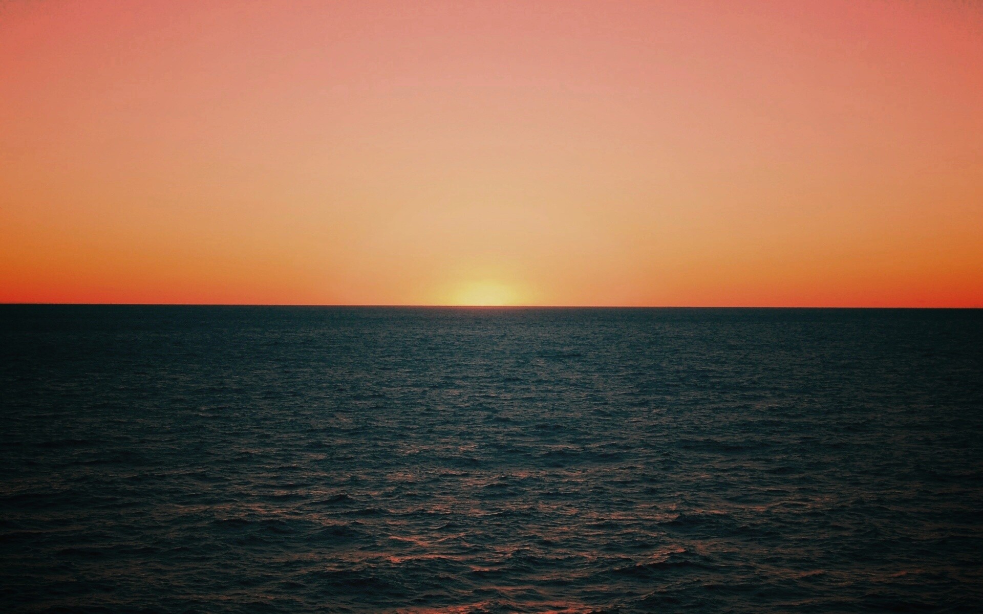 Морской закат обои