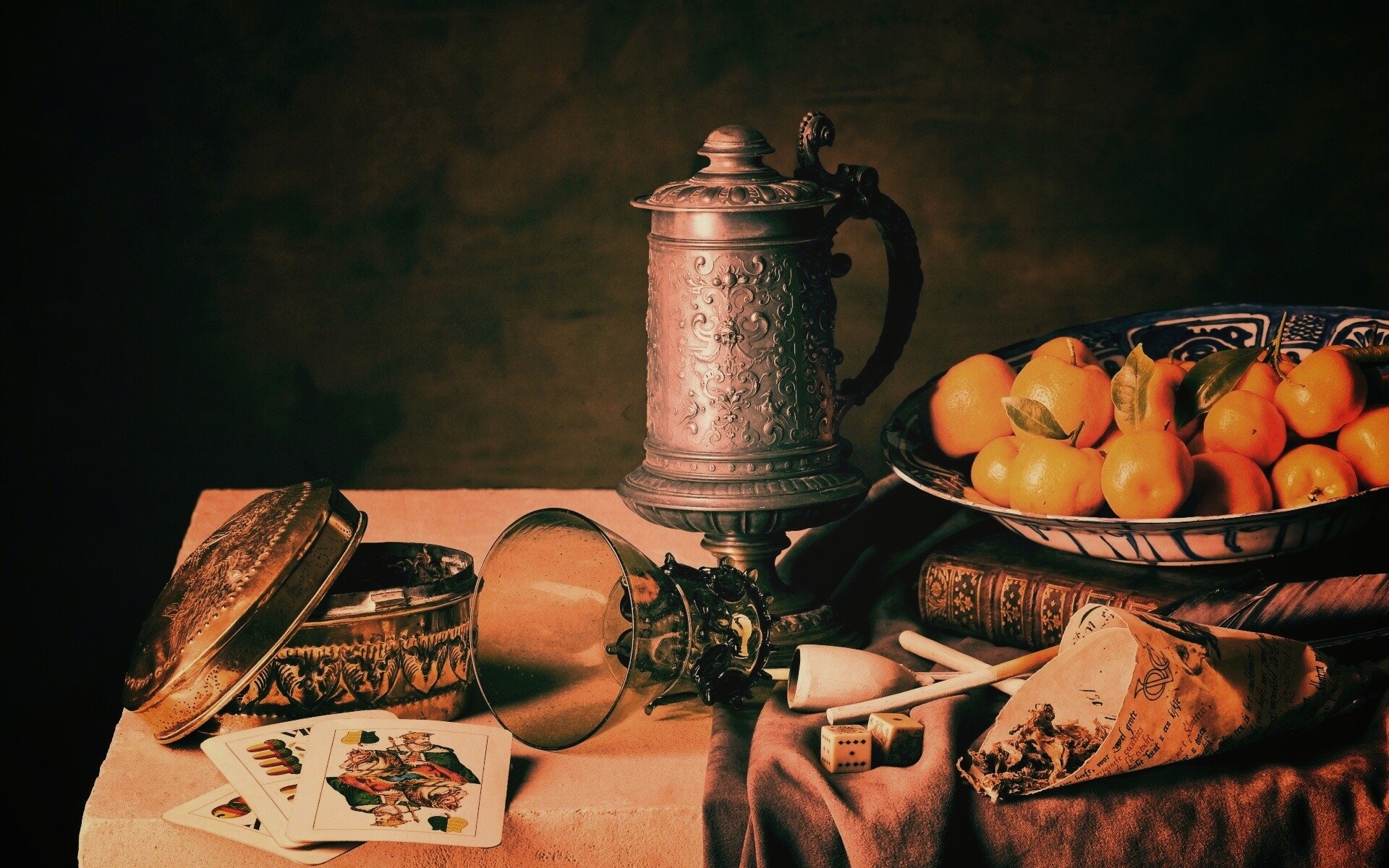 Подготовка к натюрморту обои