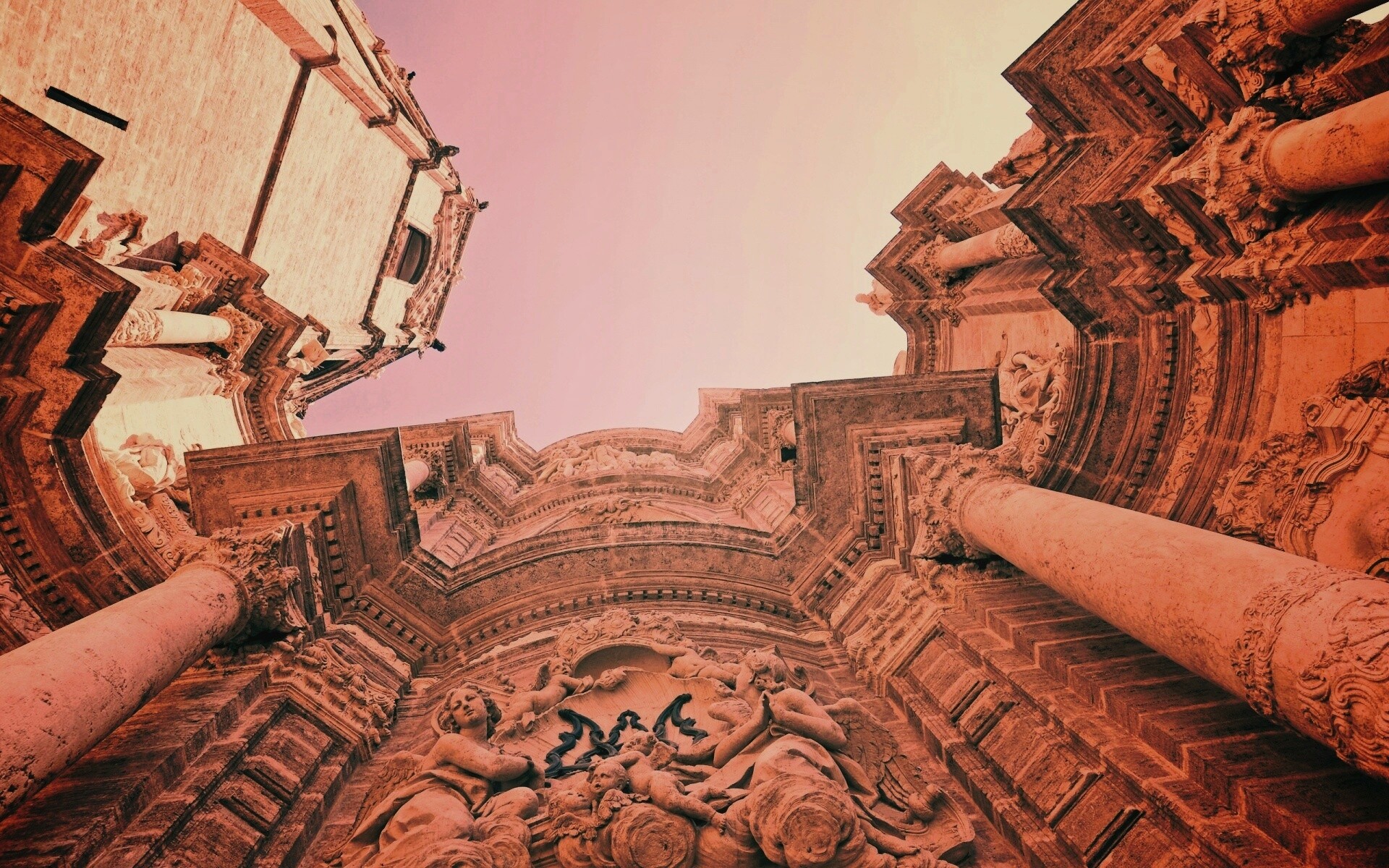 Памятник античного искусства обои