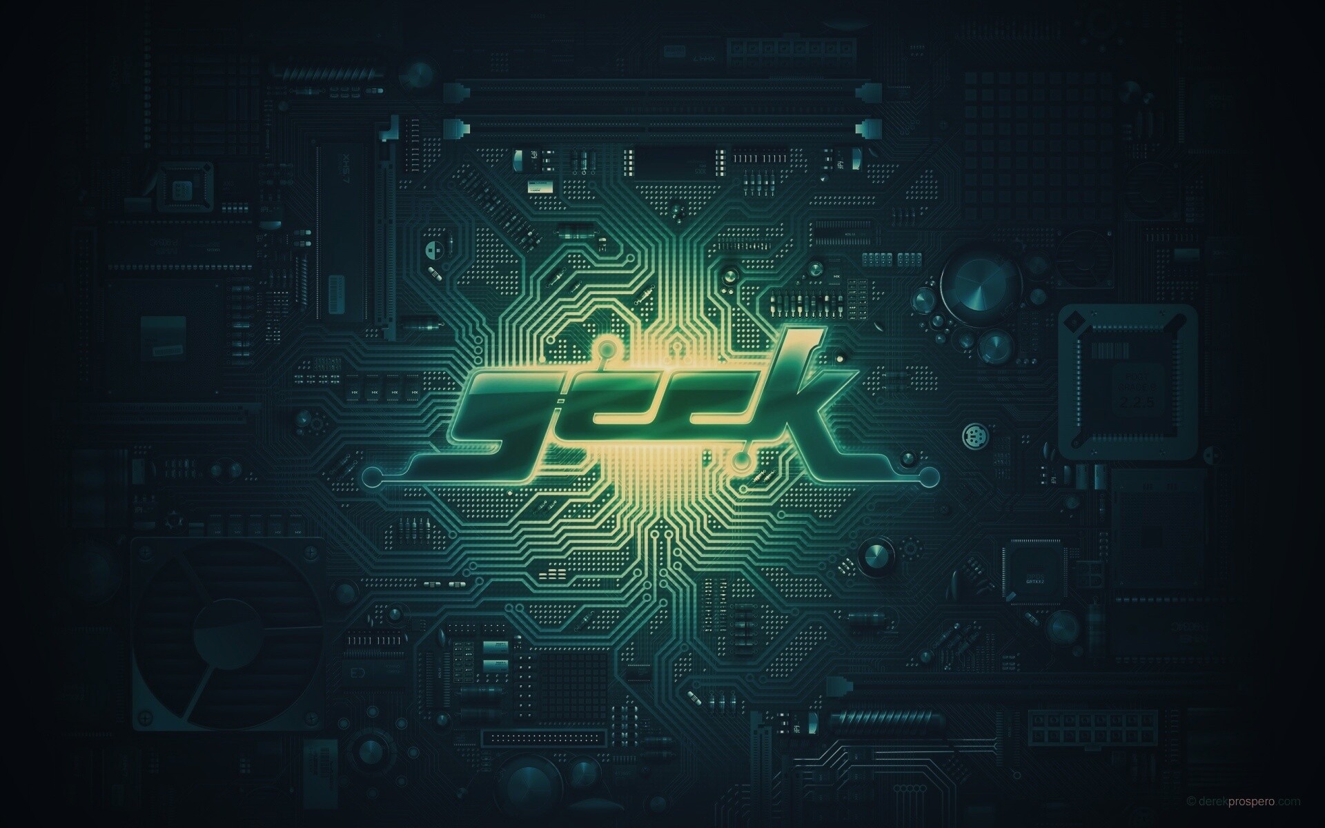 Печатная плата Geek обои