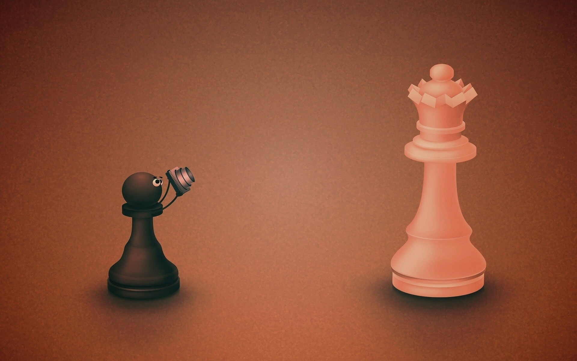 Пешка фотографирует короля обои