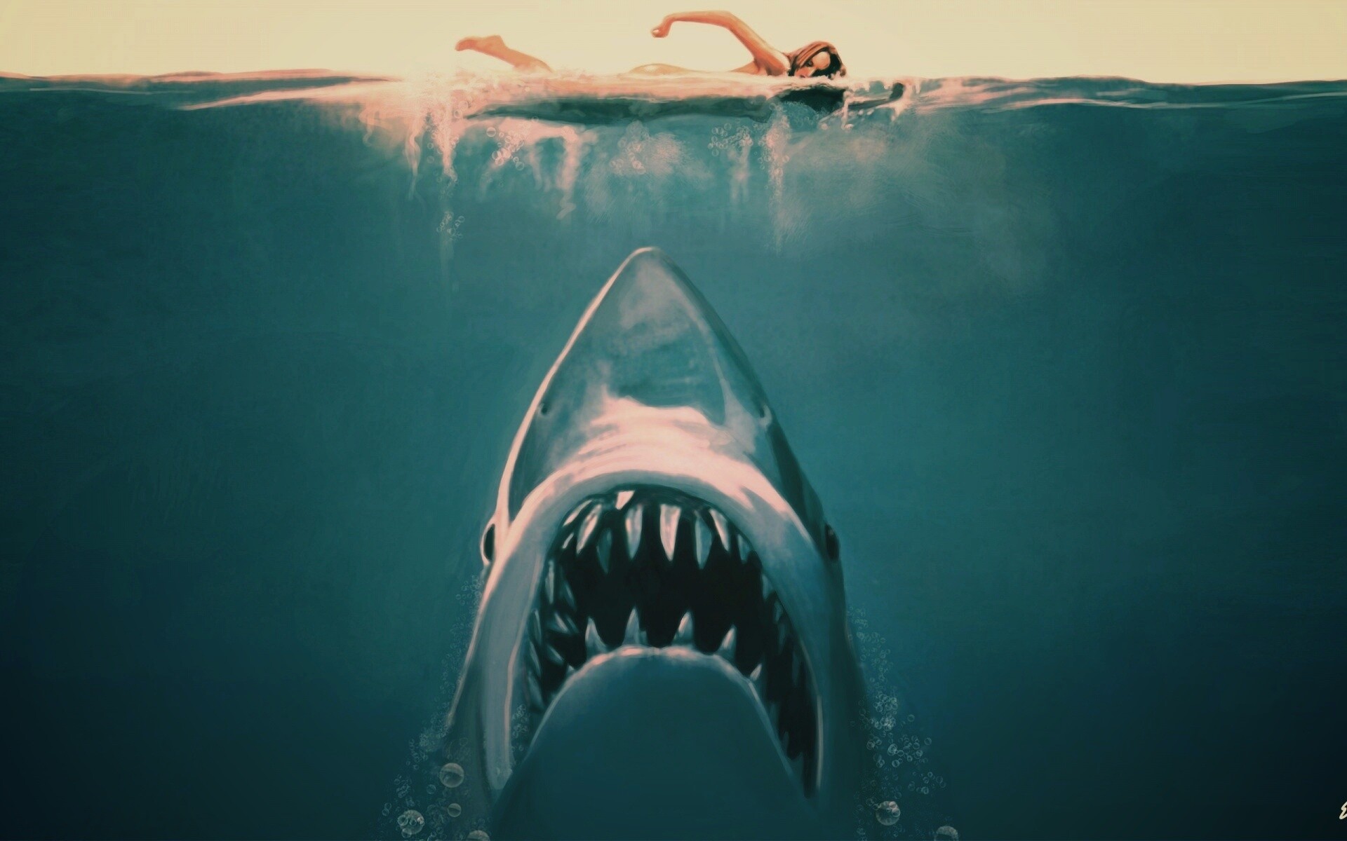 Челюсти обои