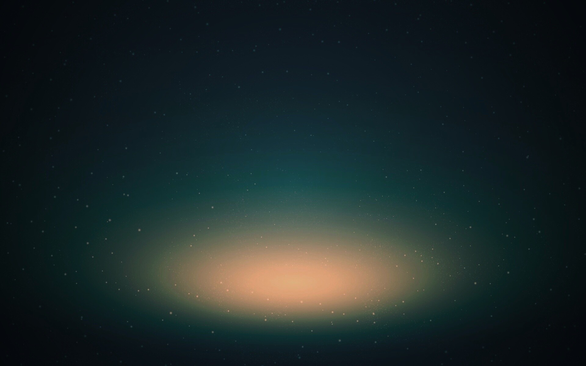 Свечение в ночном небе обои