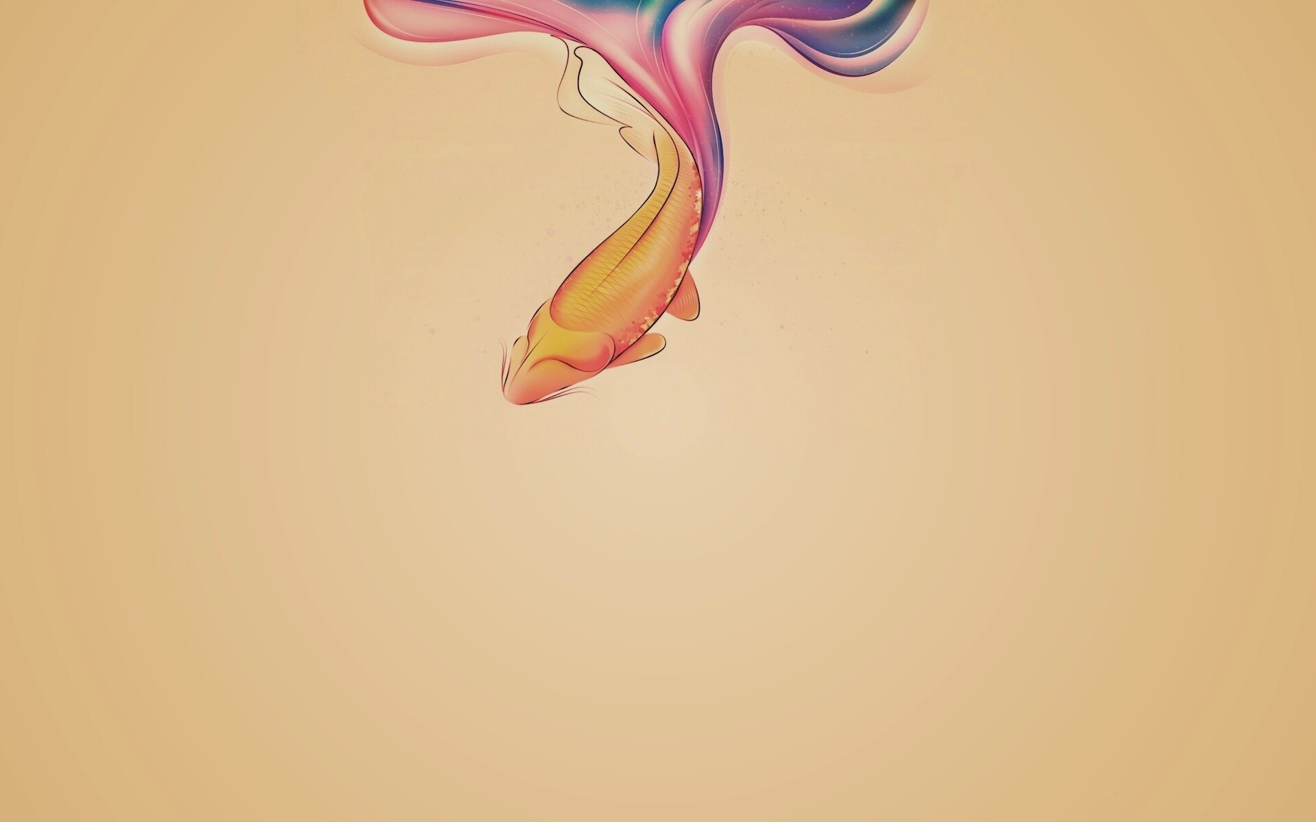 Золоая рыбка  обои