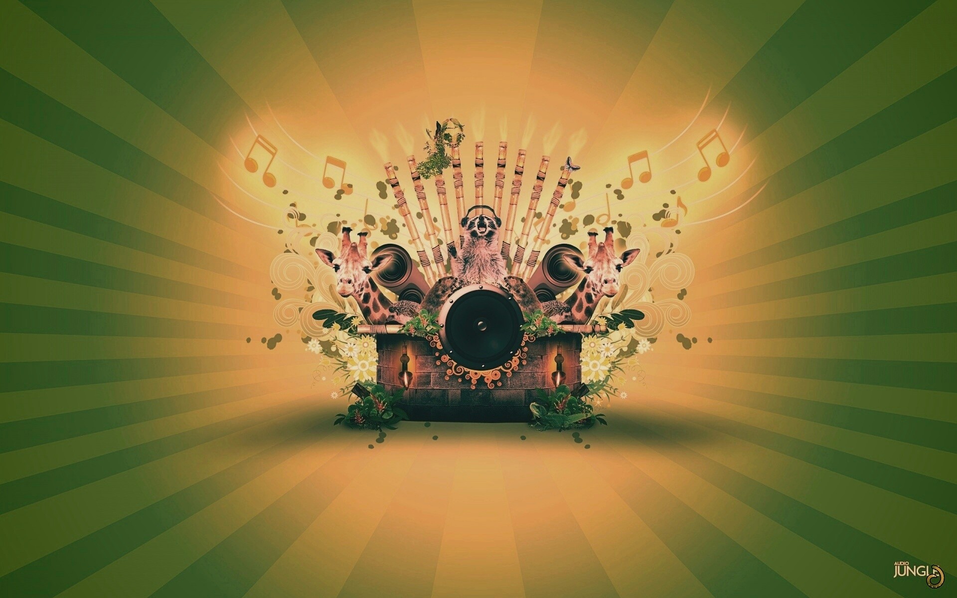 Музыка джунглей обои