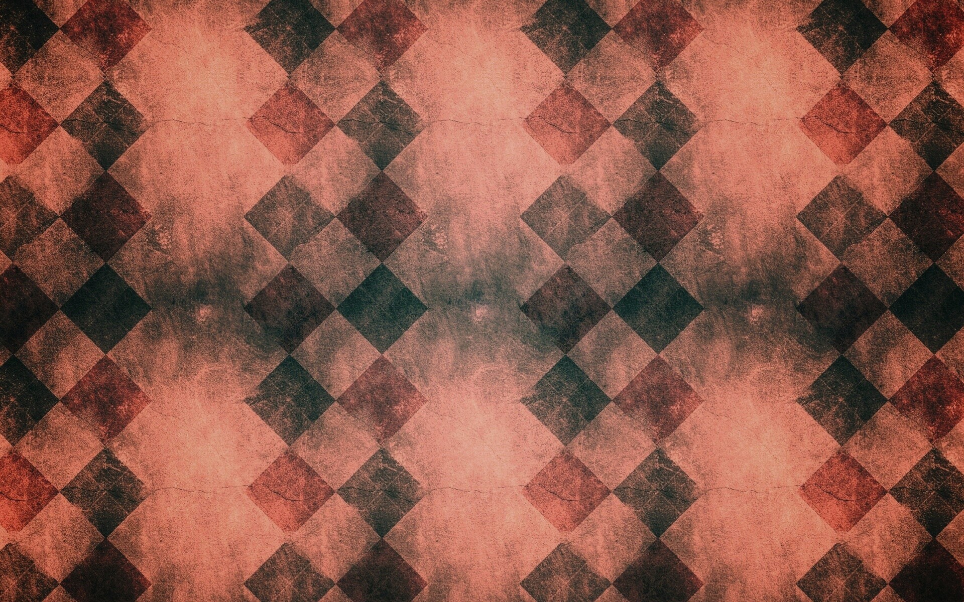 Клетчатый пол обои