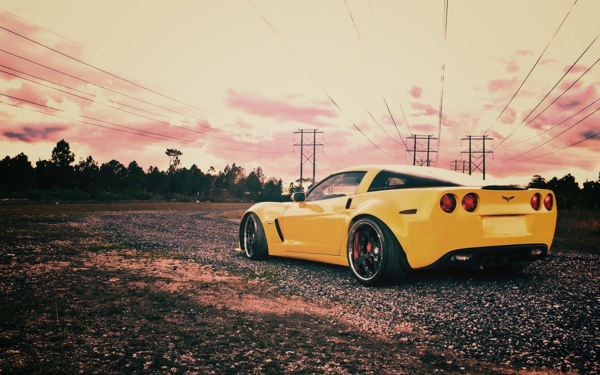 Chevrolet corvette обои