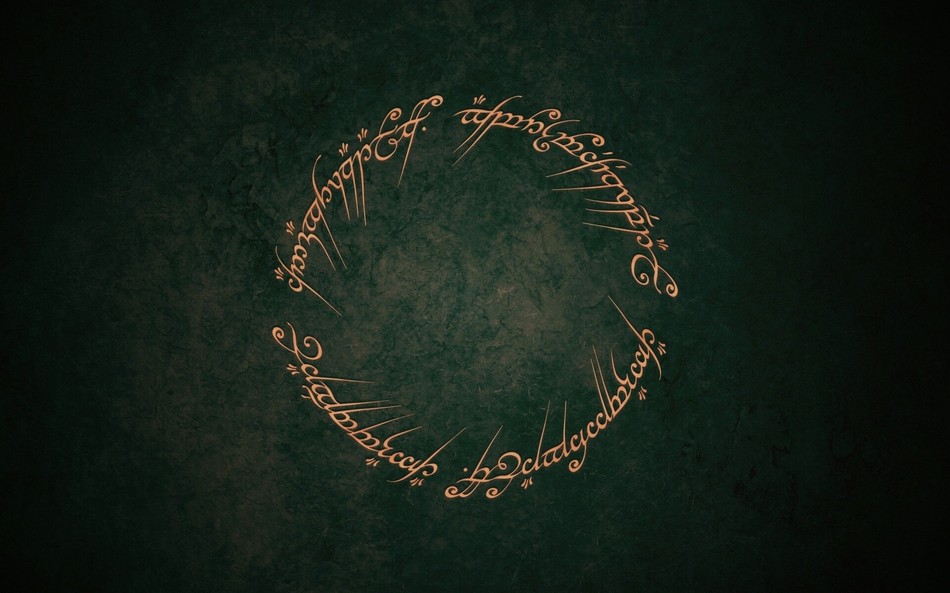 Кольцо всевластья - узор обои