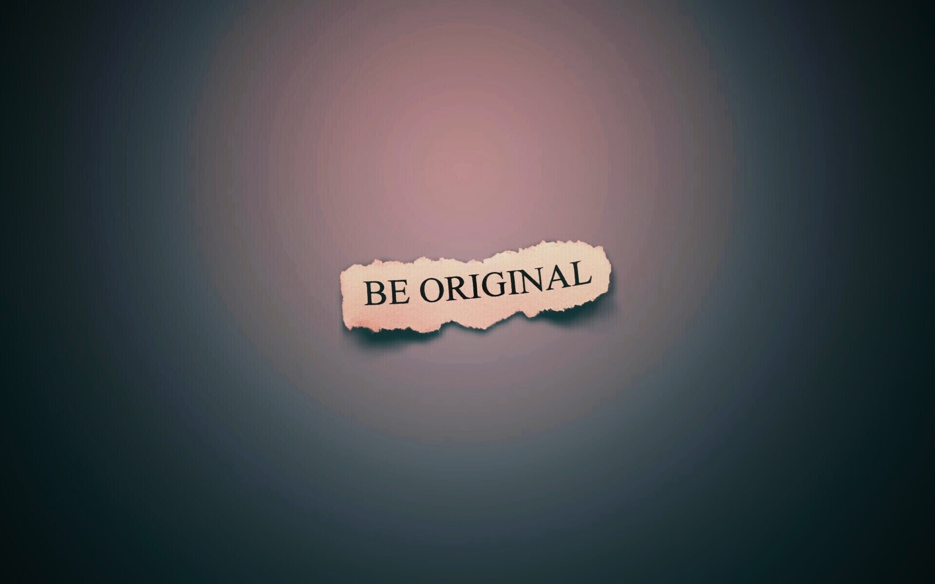 Будь оригинален обои