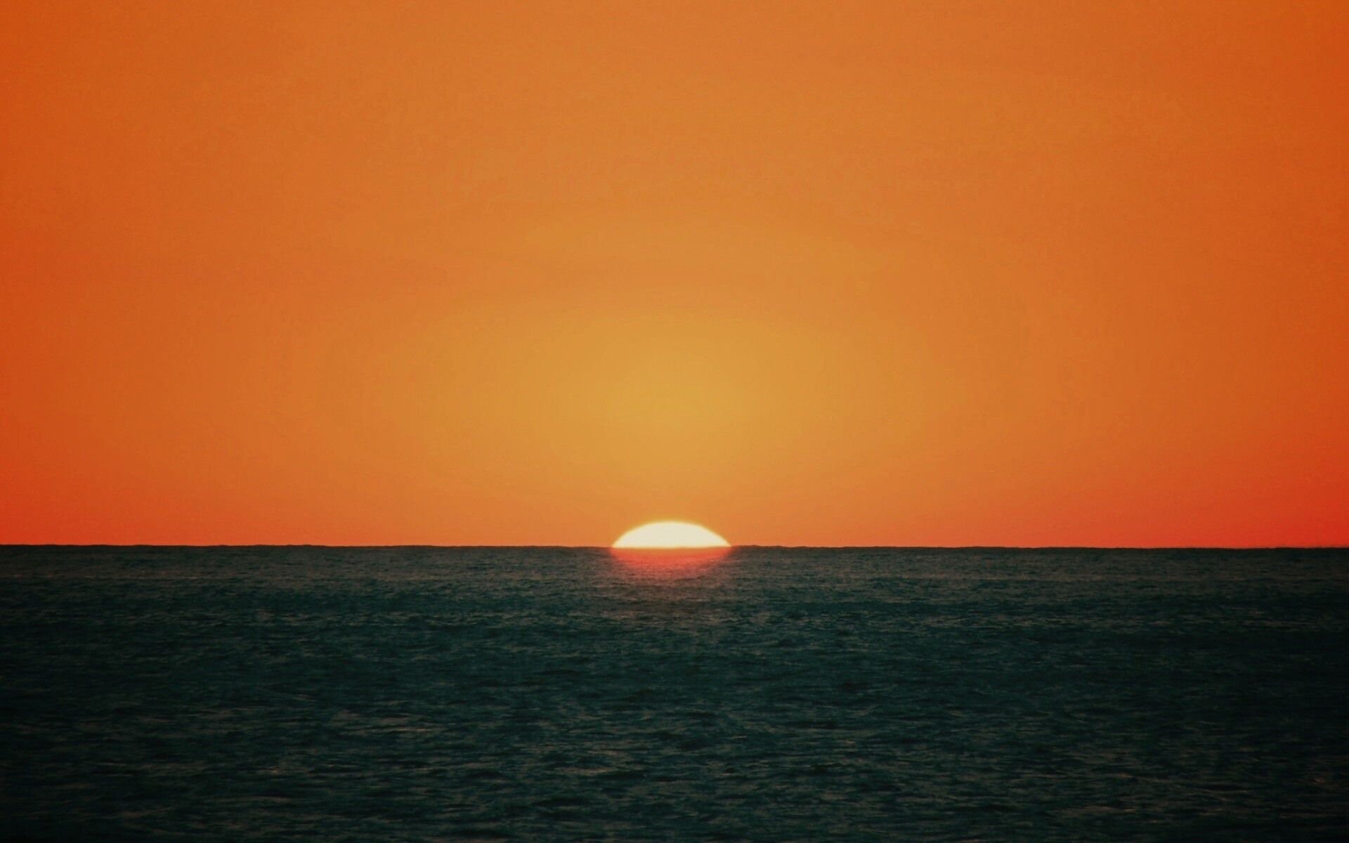 Идеальный закат обои