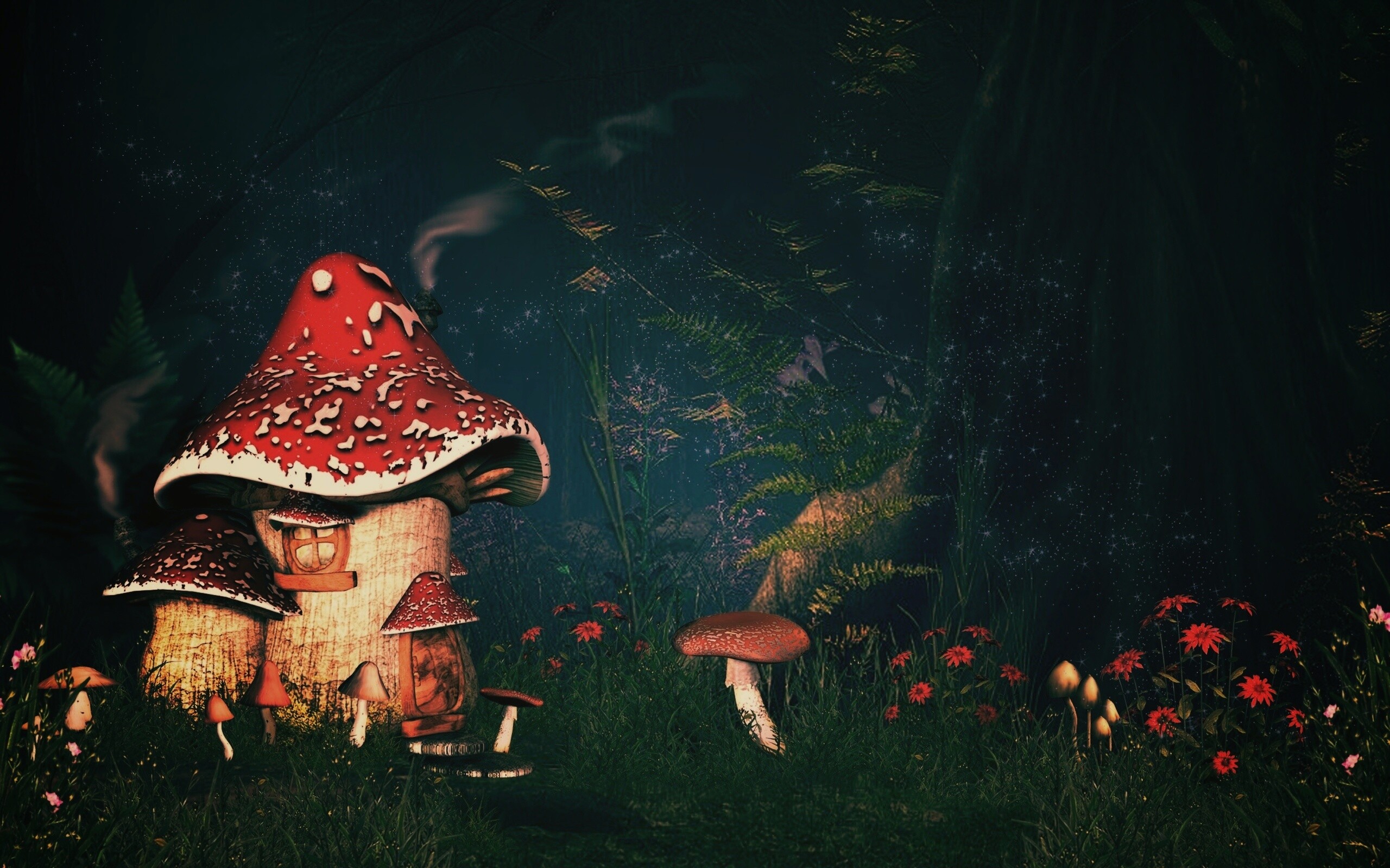 Сказочный домик обои