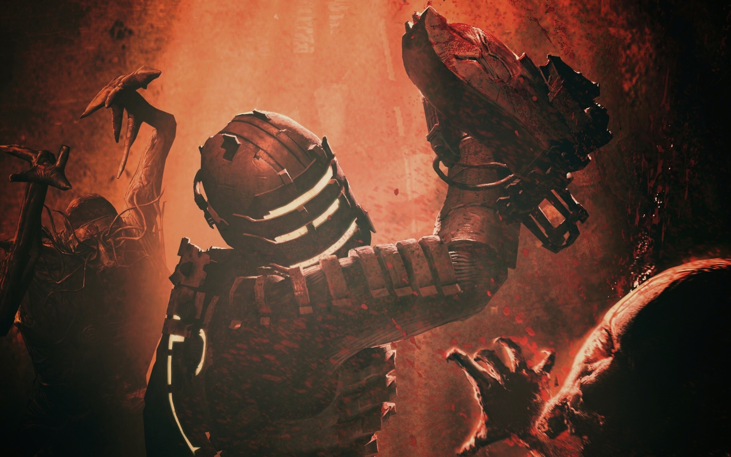 Айзек Кларк выпилил монстра обои