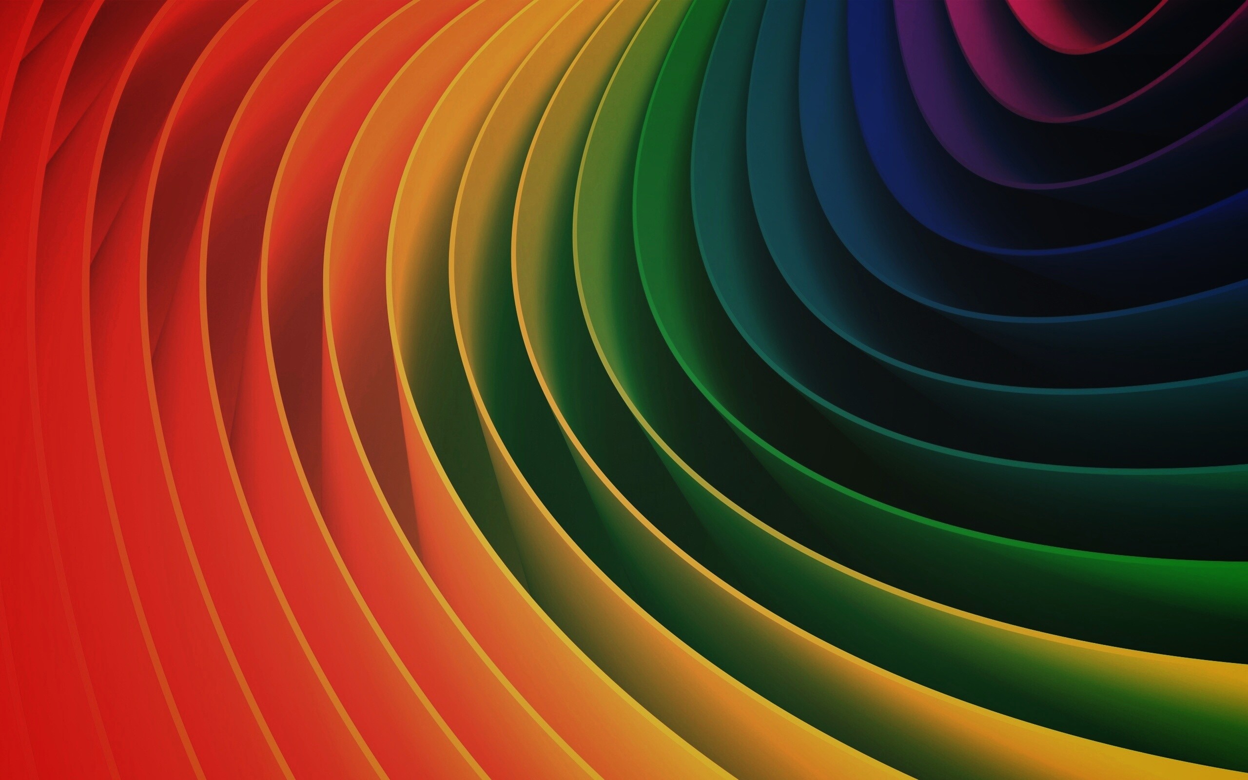 Радуга может быть такой обои