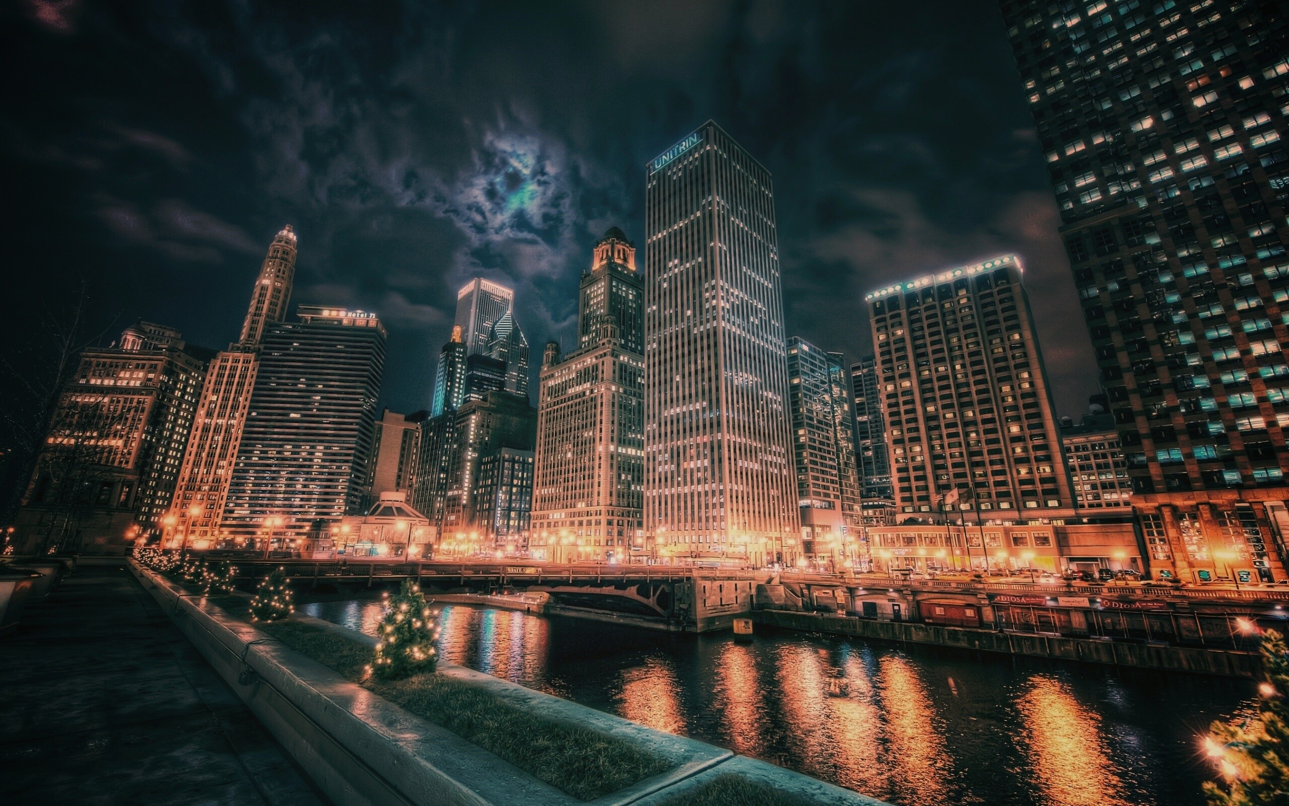 Потрясающий городской вид обои