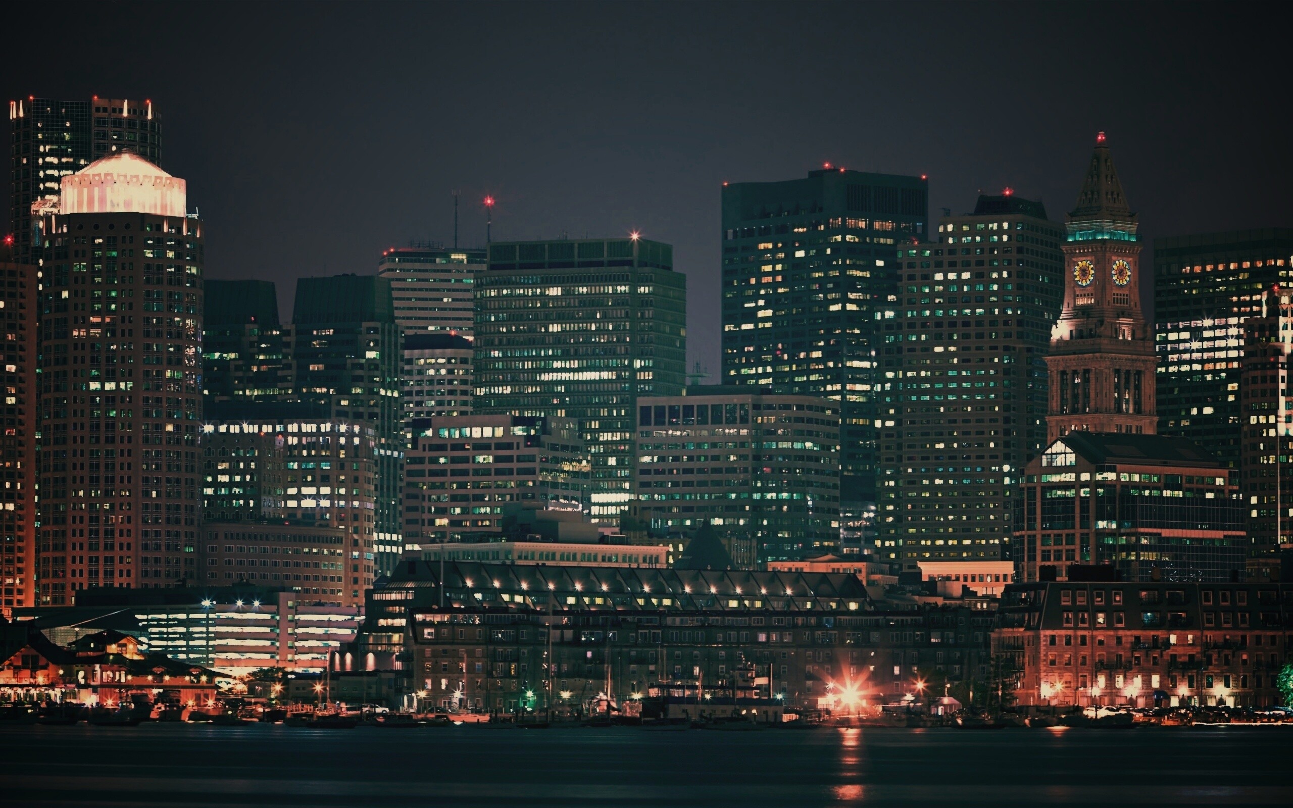 Панорама города обои