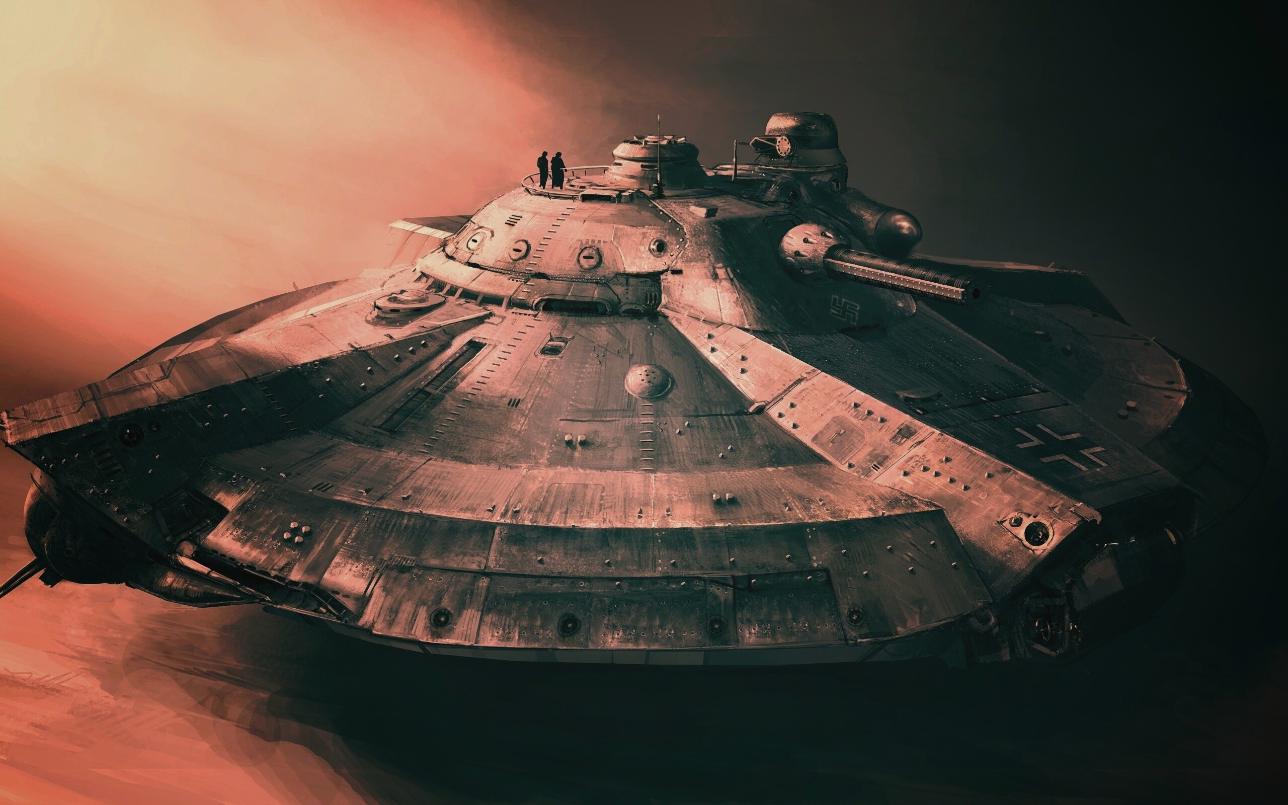 Летающая тарелка. Разработка Рейха. обои