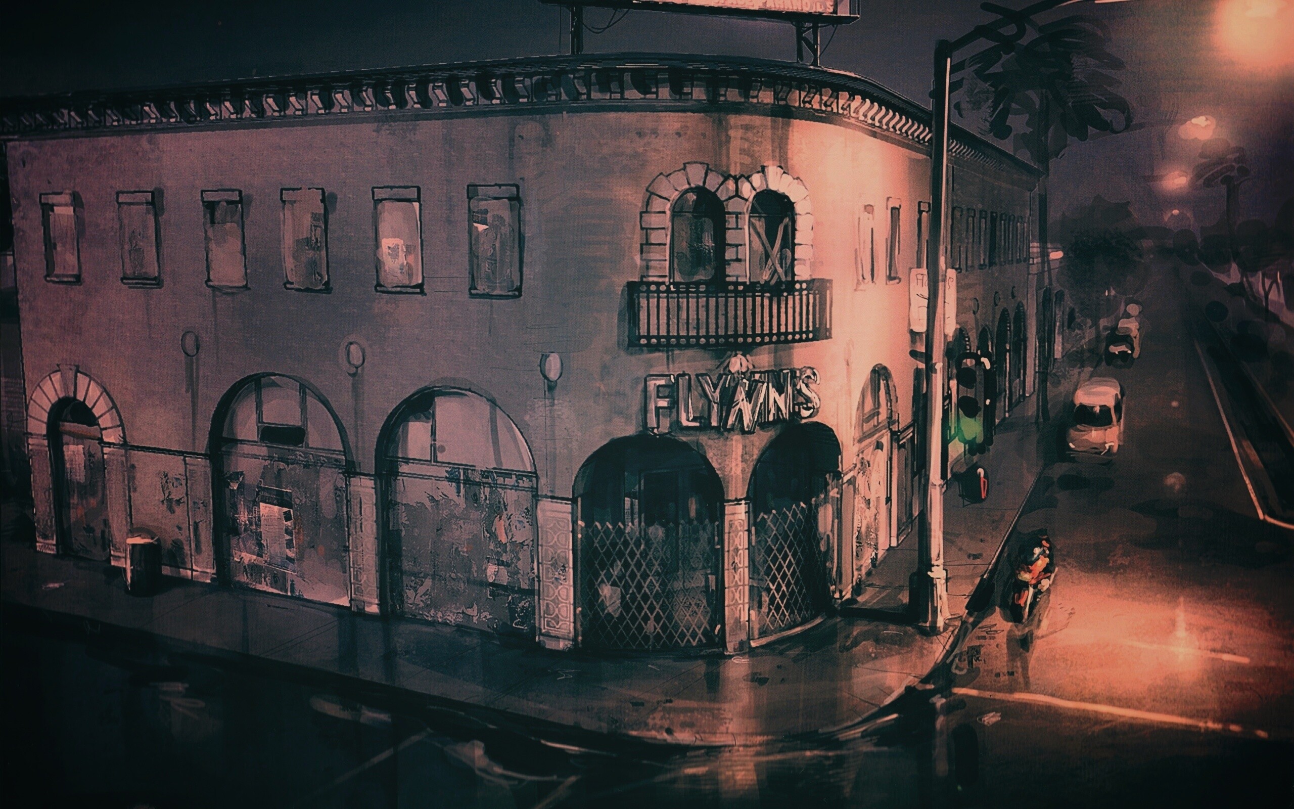 Зал игровых автоматов Флина обои