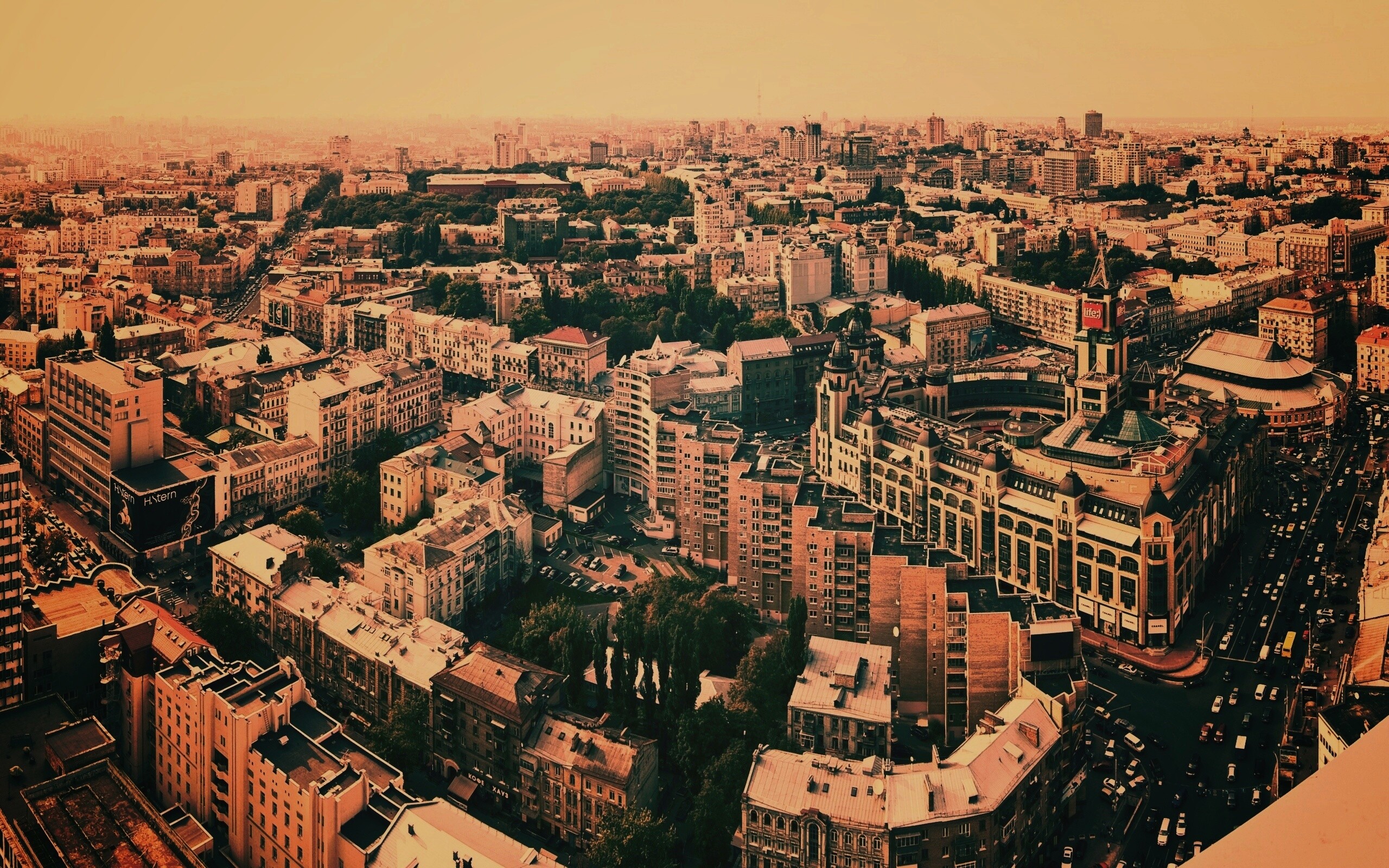 Киевская панорама обои