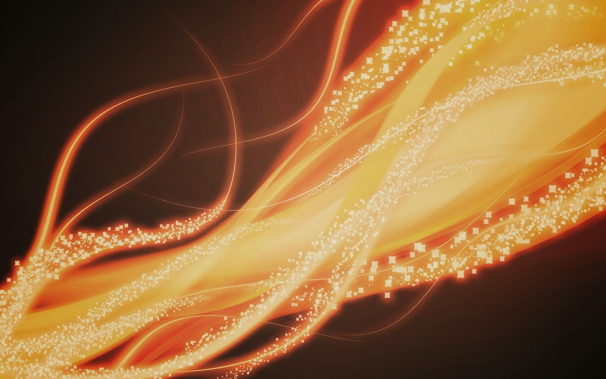 Волна пламенной энергии обои