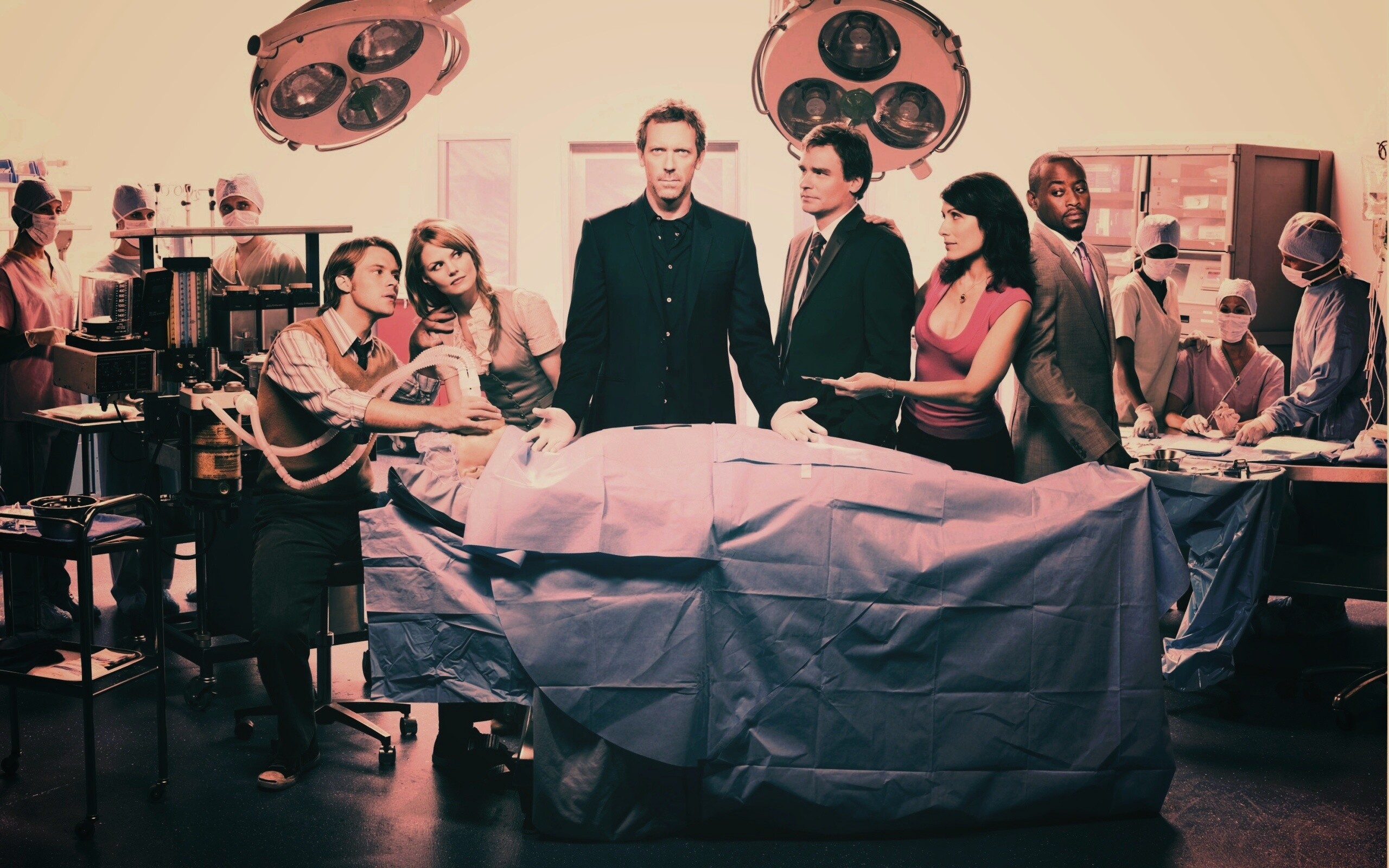 Герои сериала "Доктор Хаус" обои