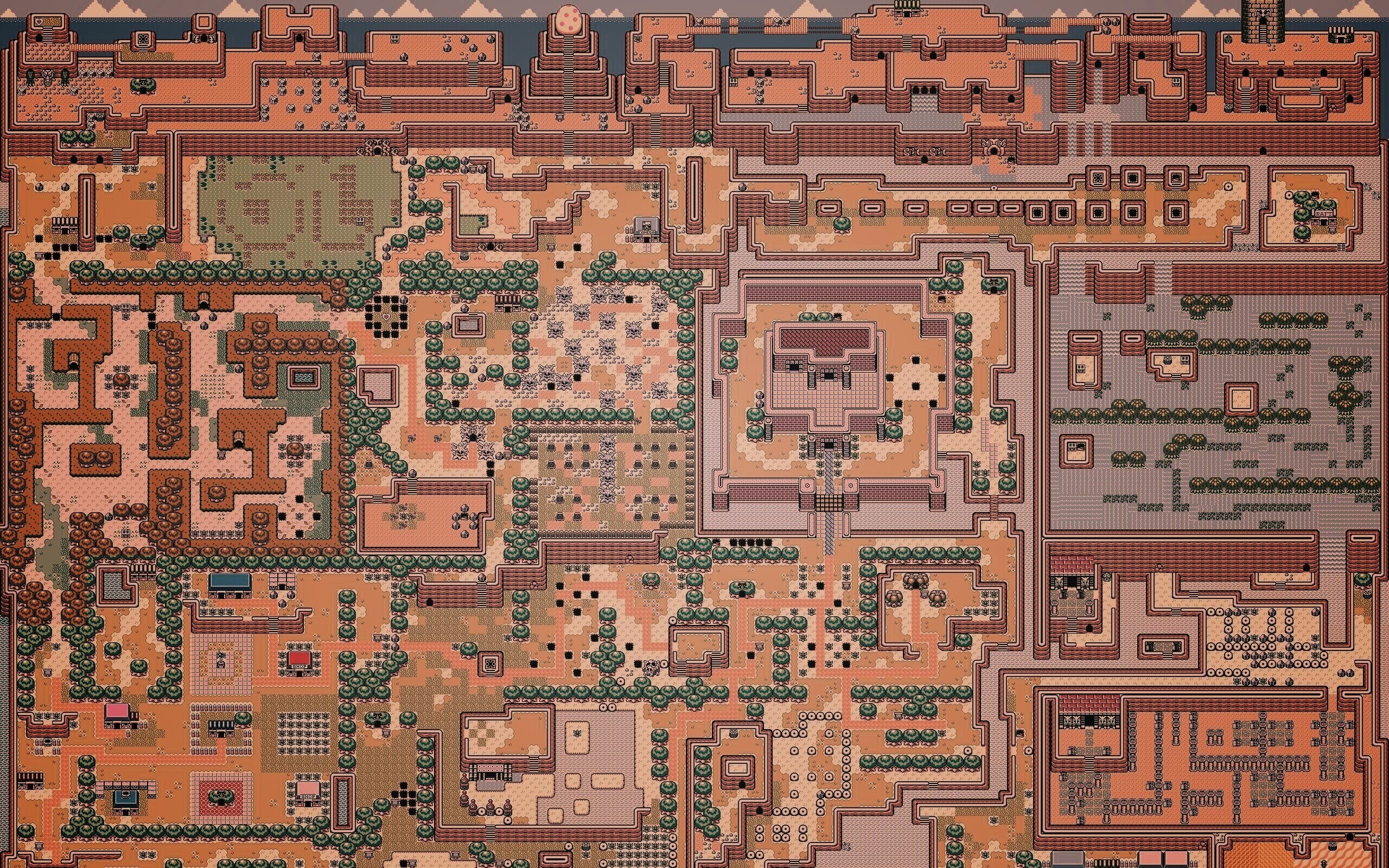 Пиксельный мир обои