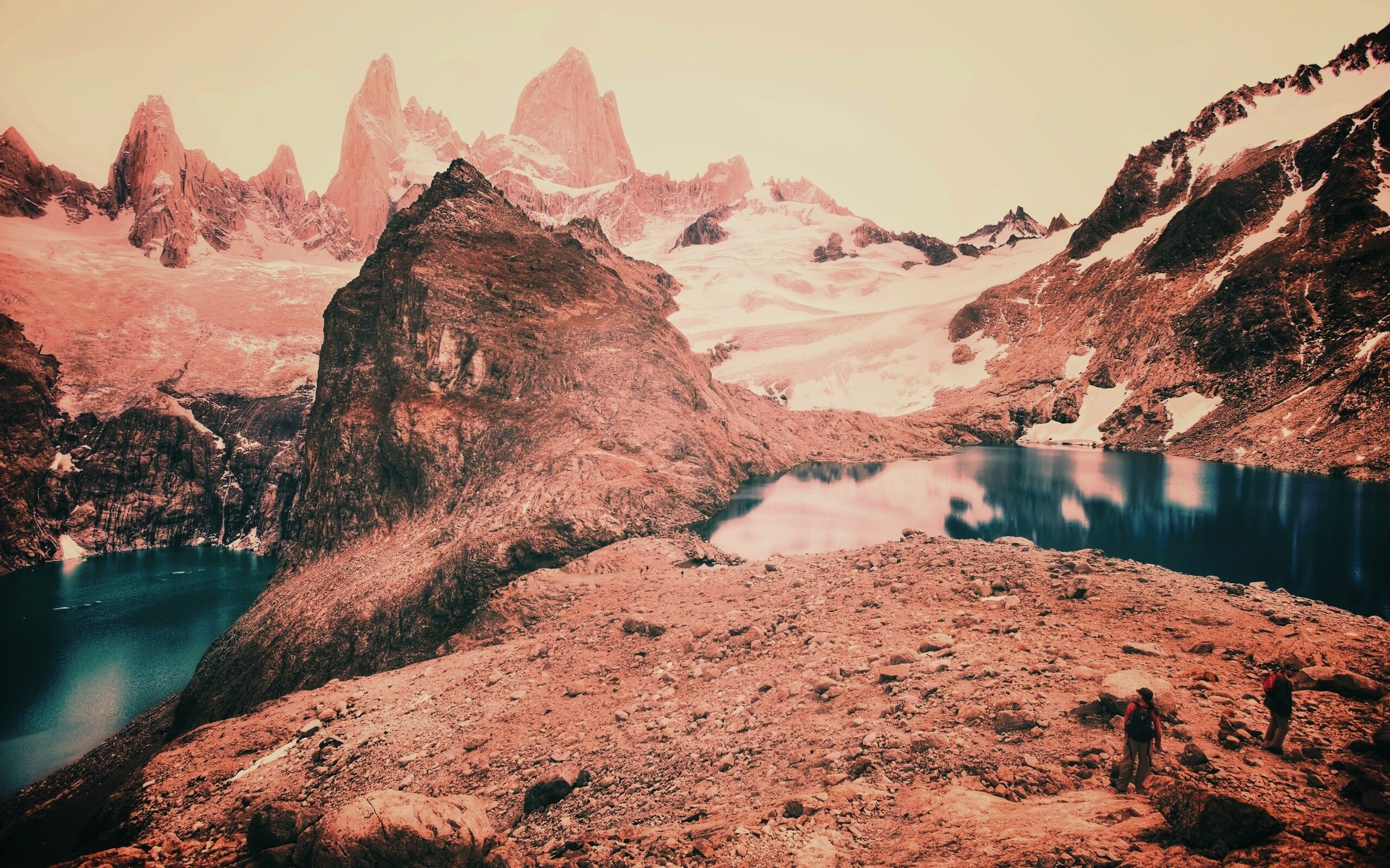 Горные озера обои