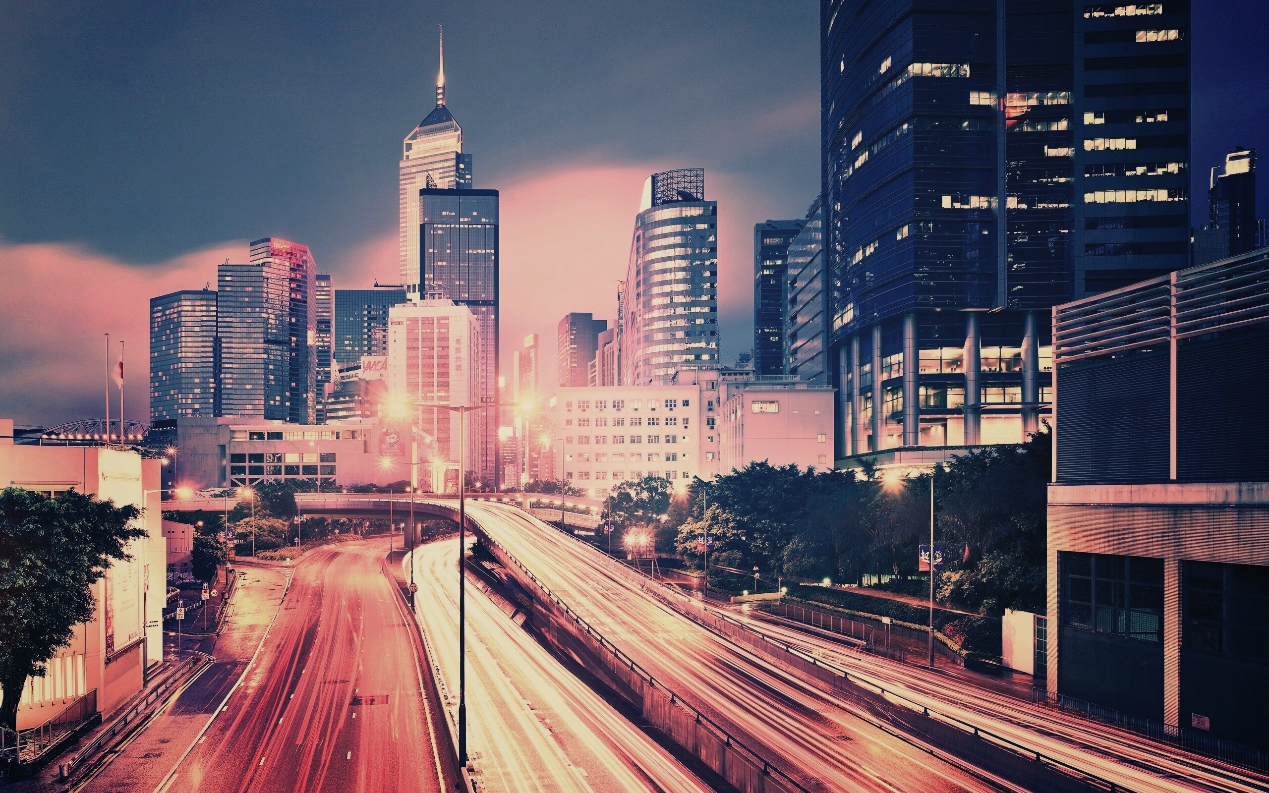 Огни Гонконга обои