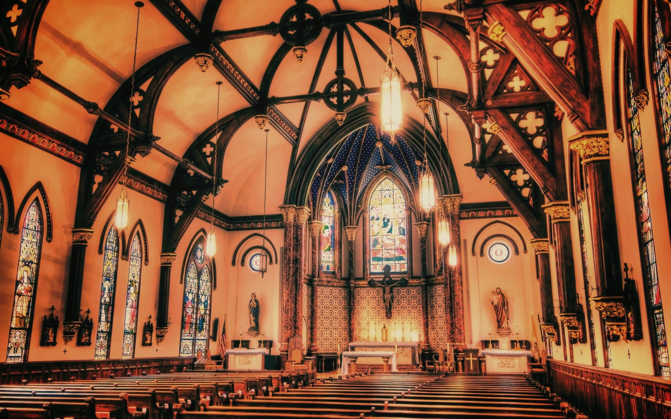 Внутреннее убранство собора обои