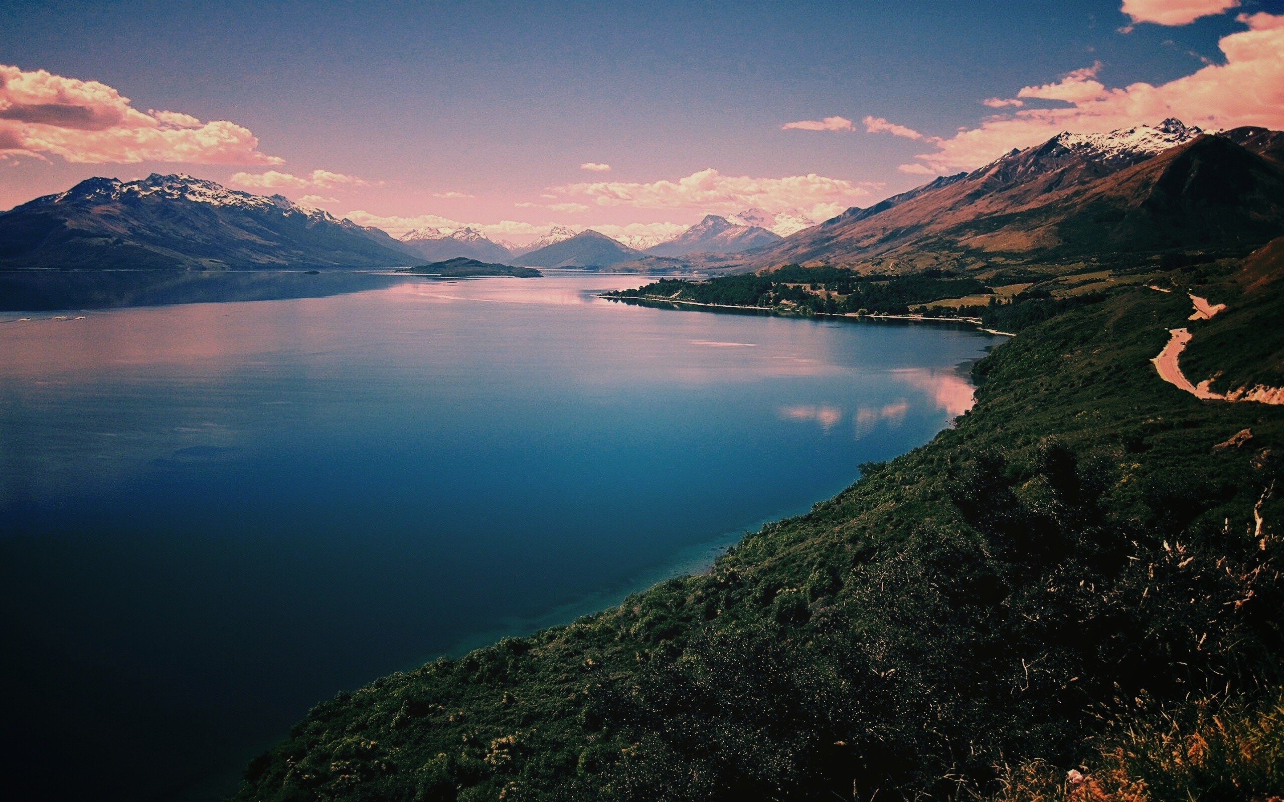 Горное озеро обои