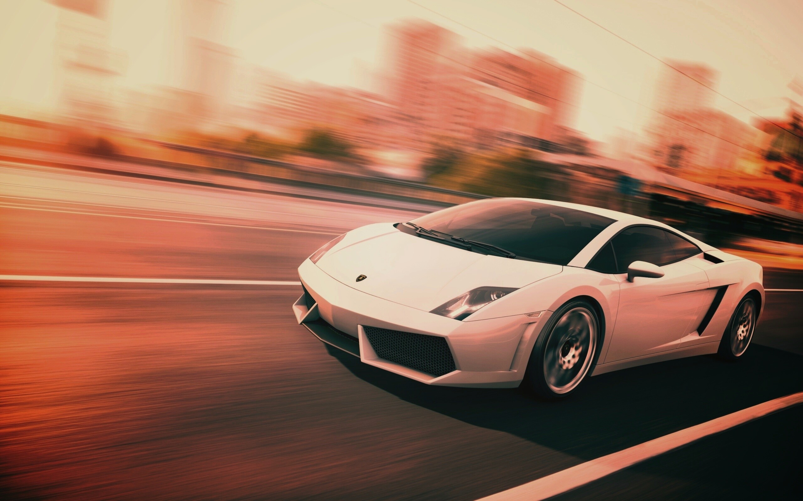 Серый Ламборджини обои