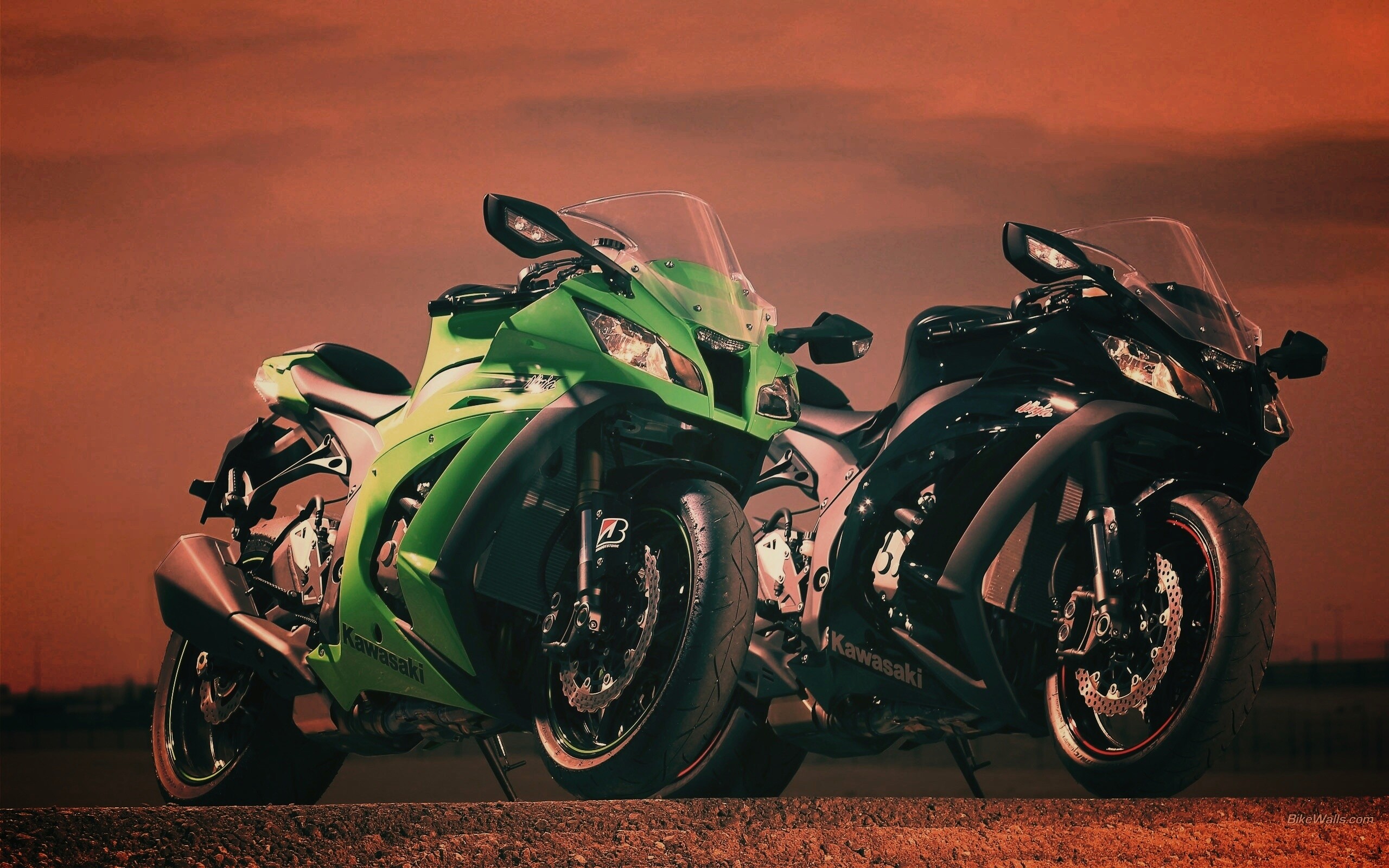 Два Кавасаки обои