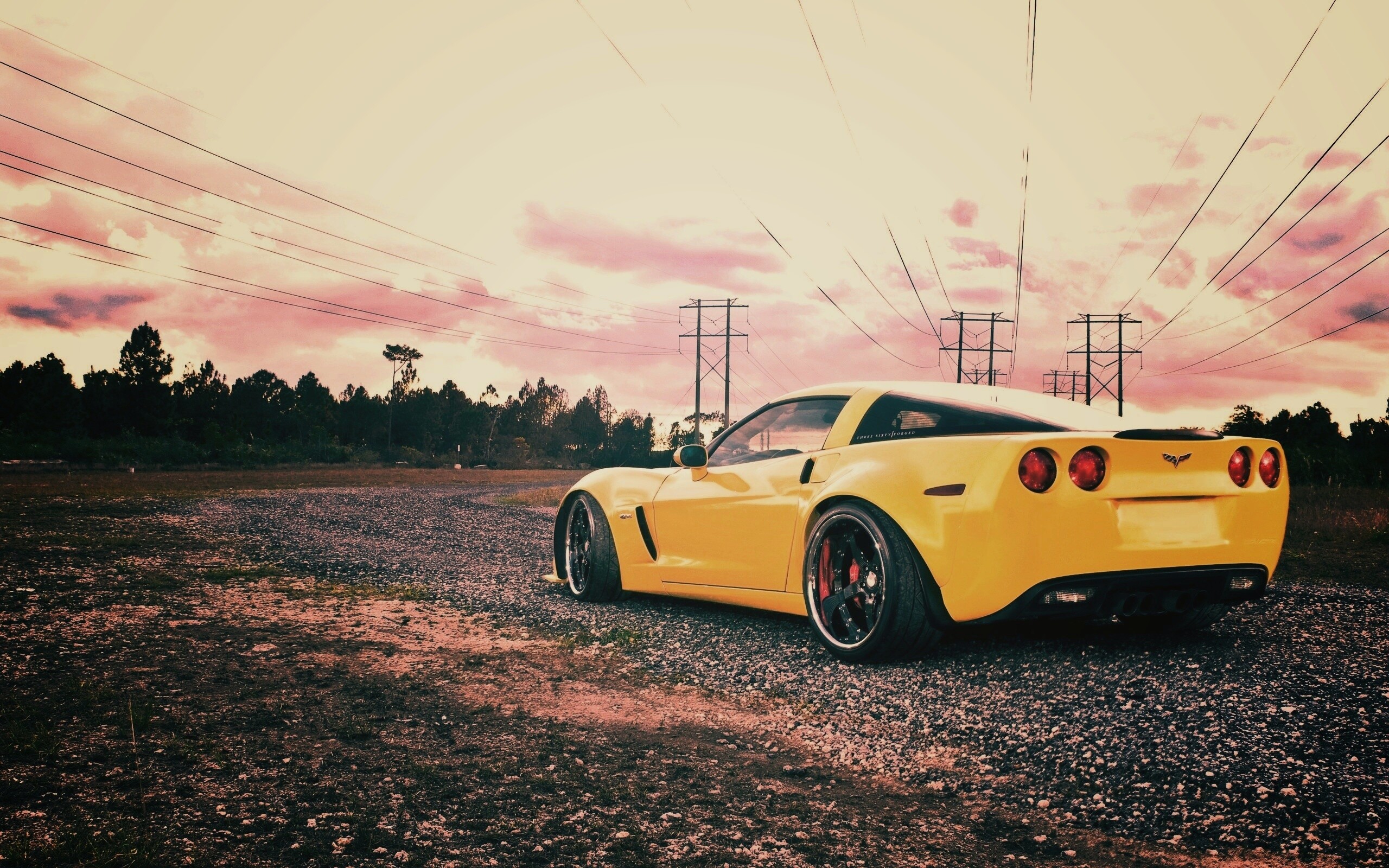 Chevrolet corvette обои