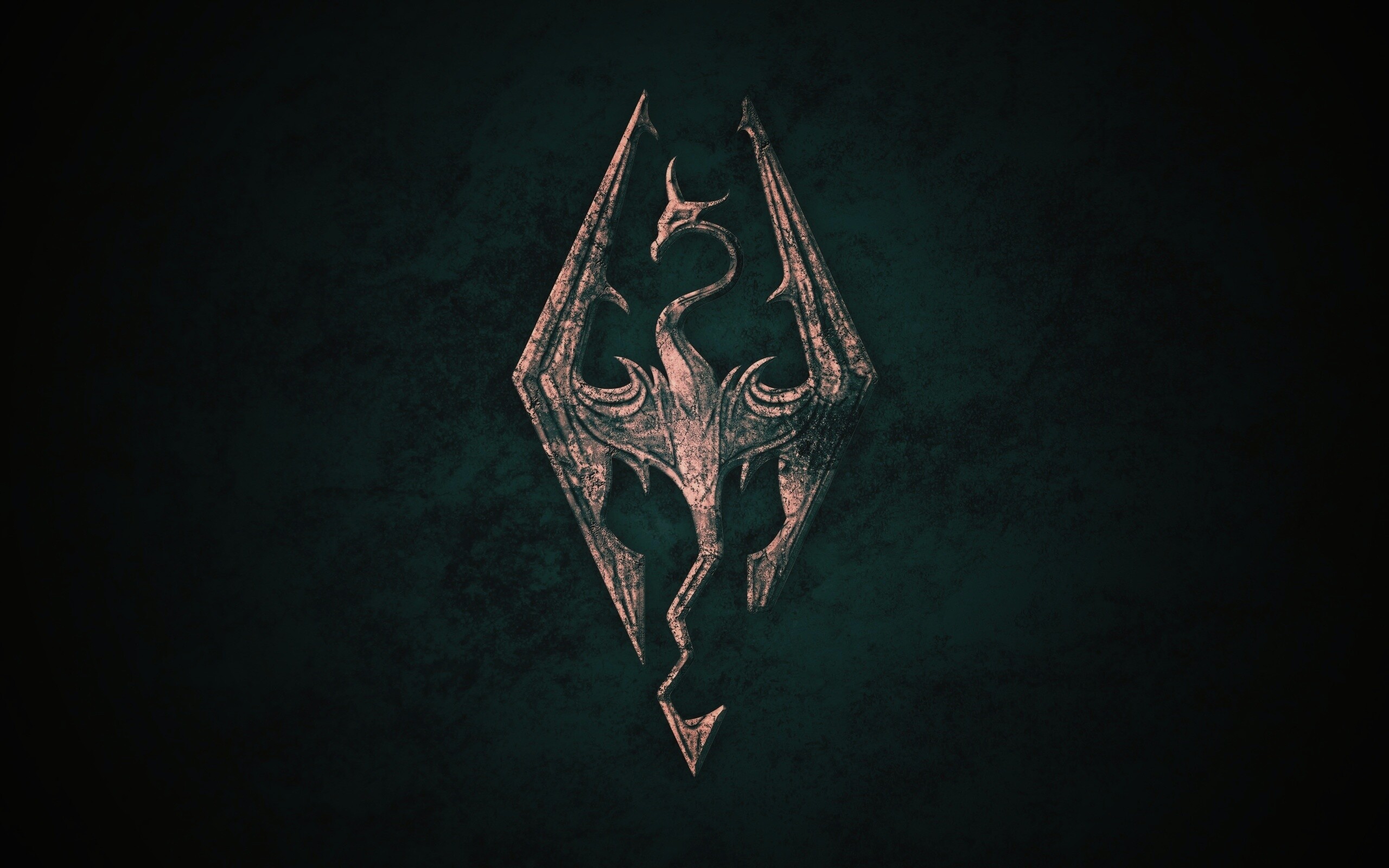 Логотип Skyrim обои