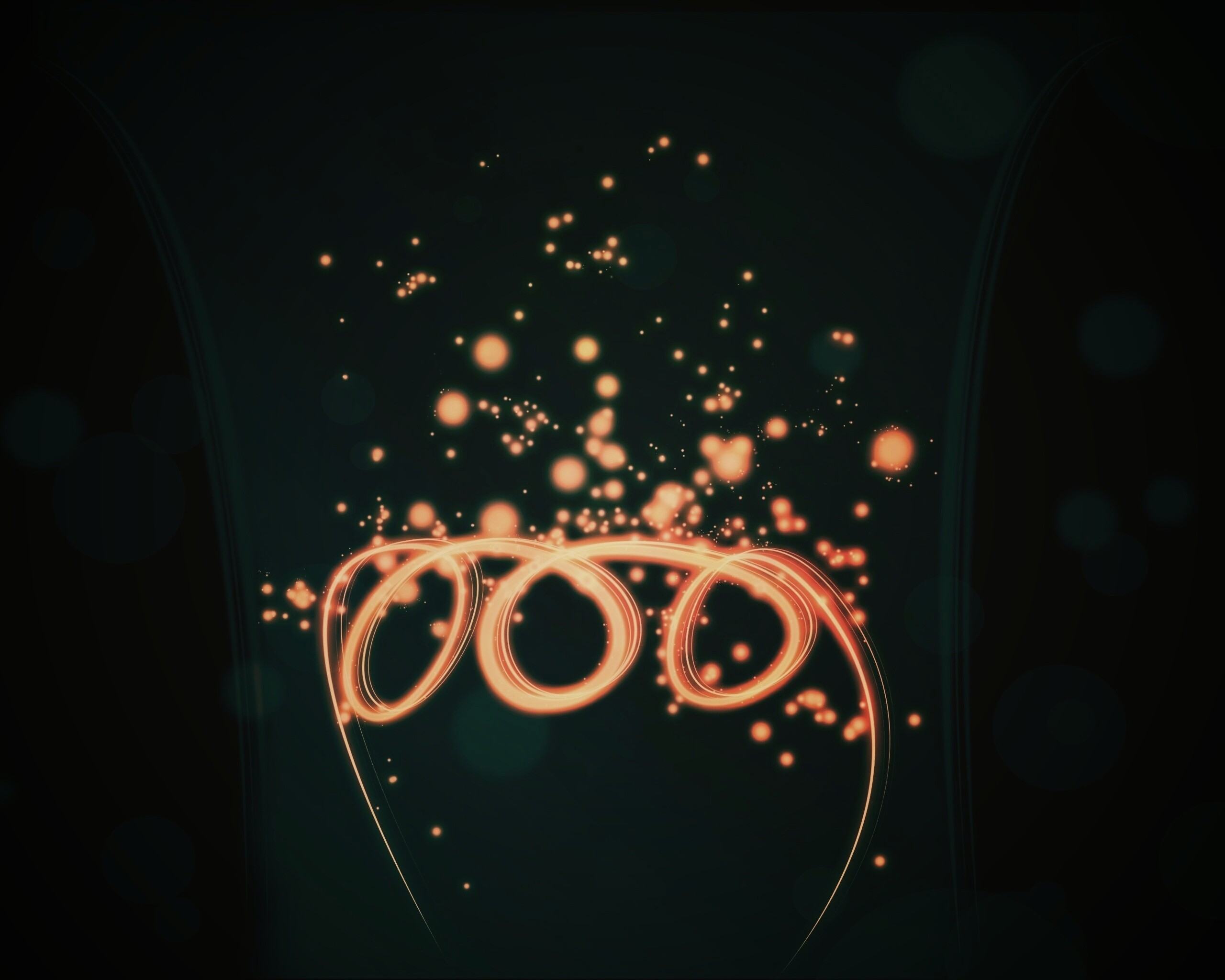 Огненные кольца обои