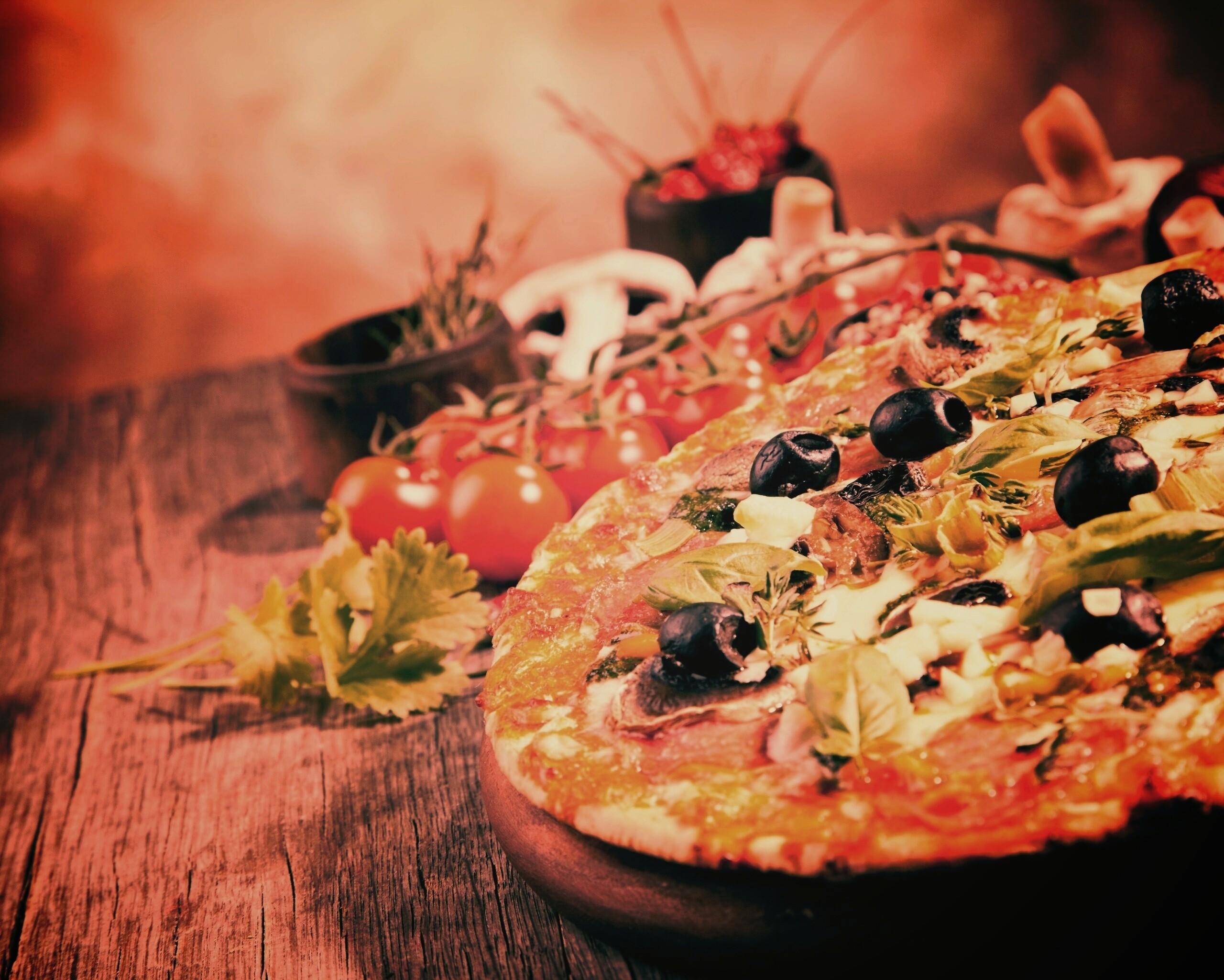 Аппетитная пицца обои