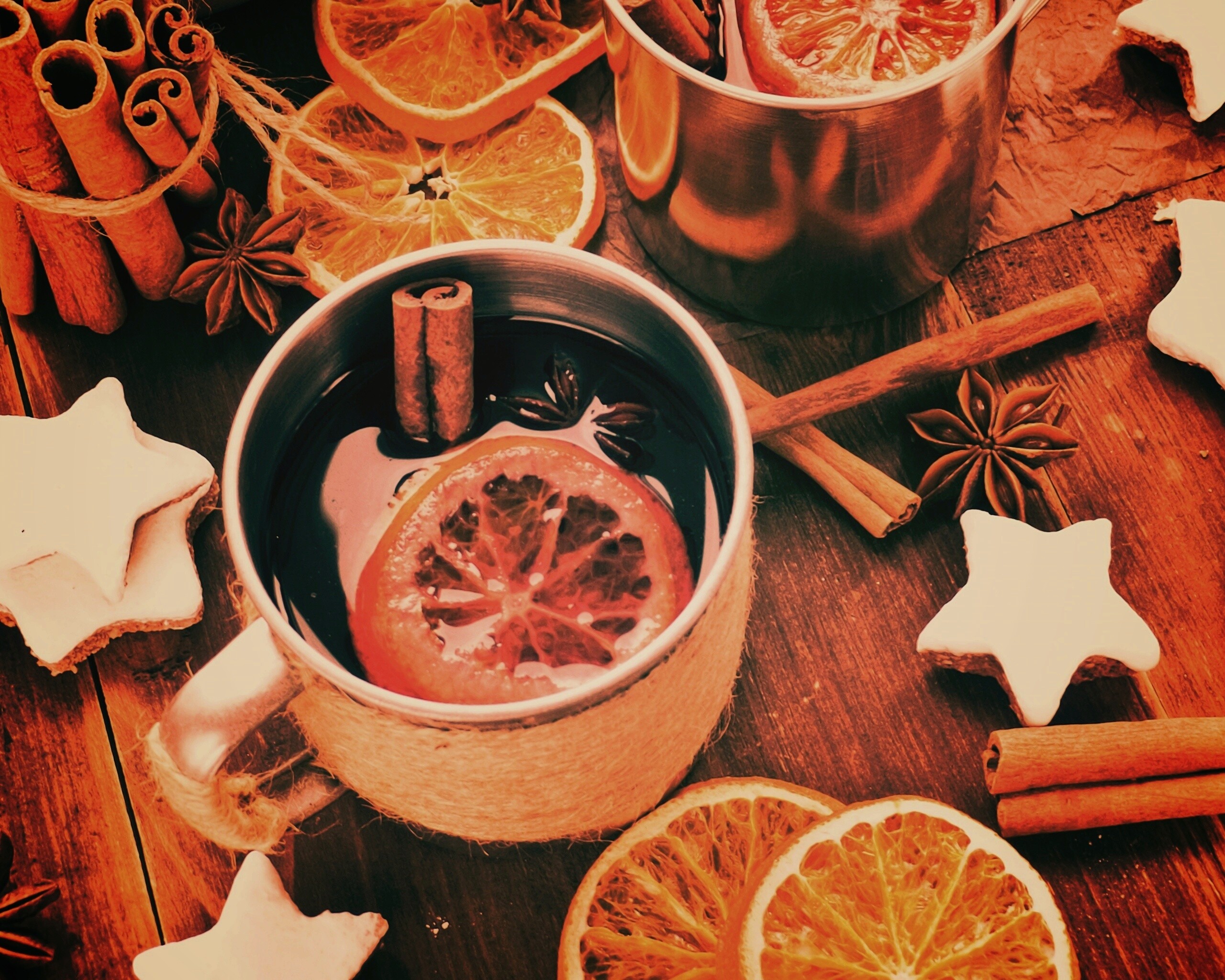 Уютный глинтвейн обои