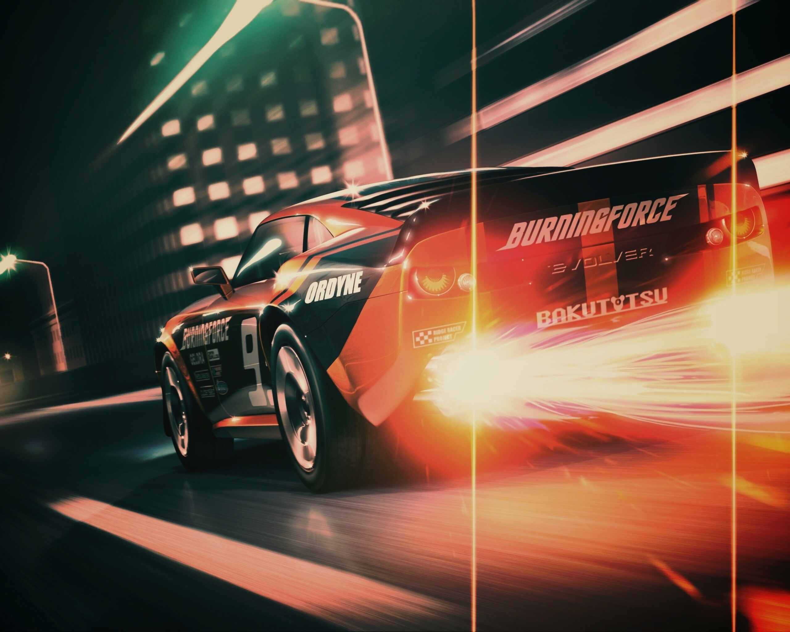 Ночное нитро обои