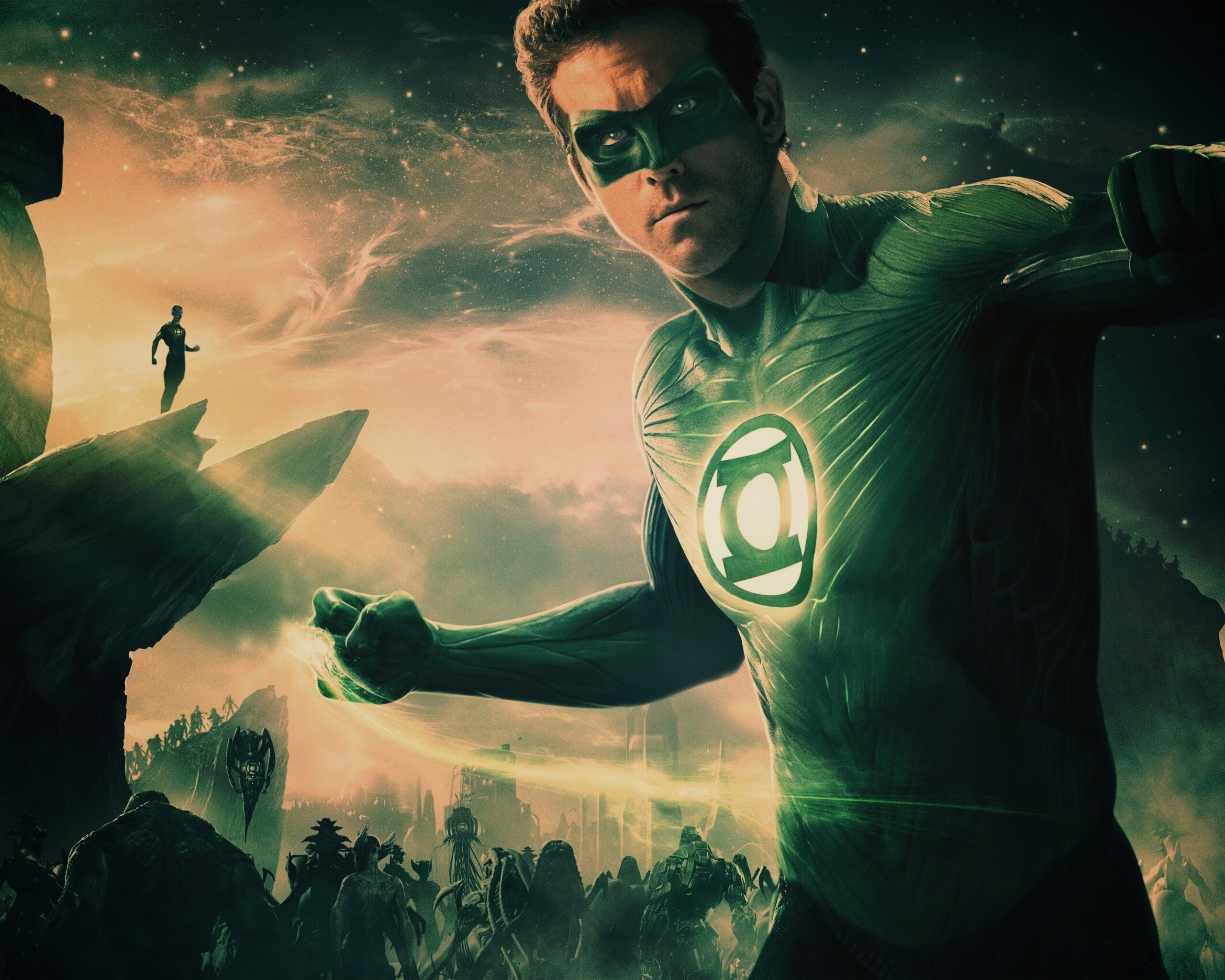 Зелёный фонарь обои