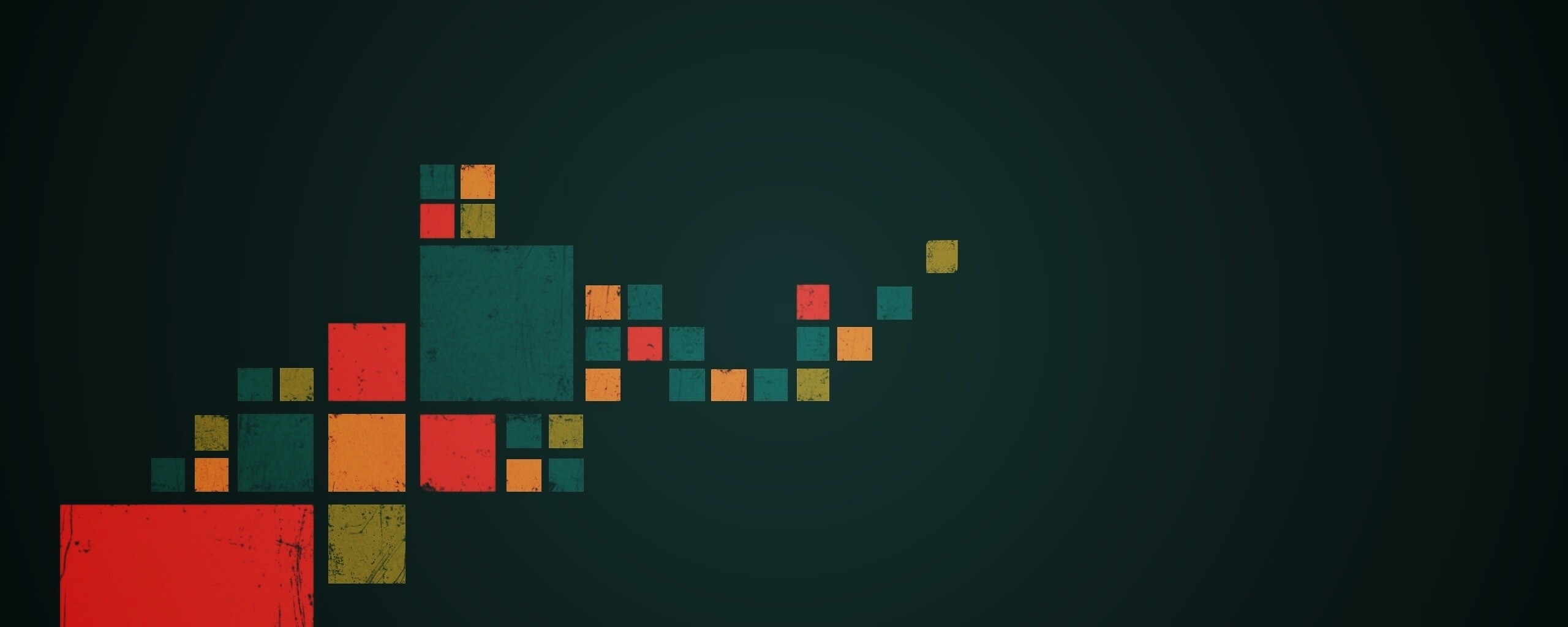 Цветные кубы обои