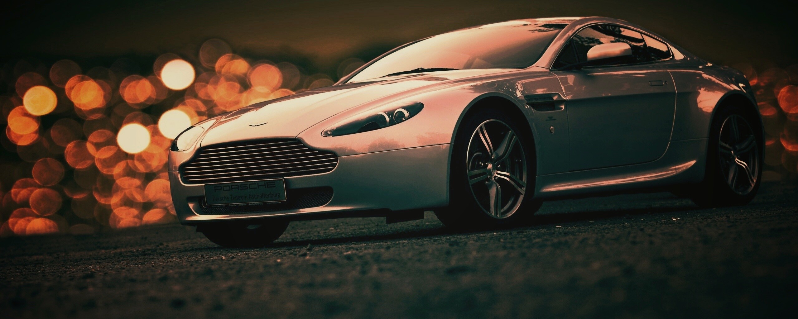 Серебряная машина обои