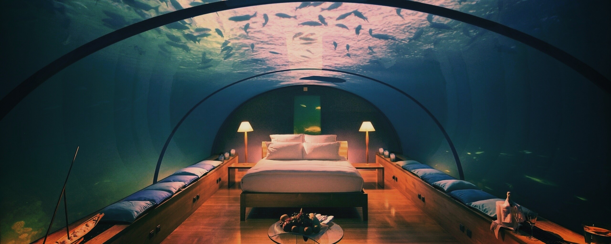 Подводные аппартаменты обои