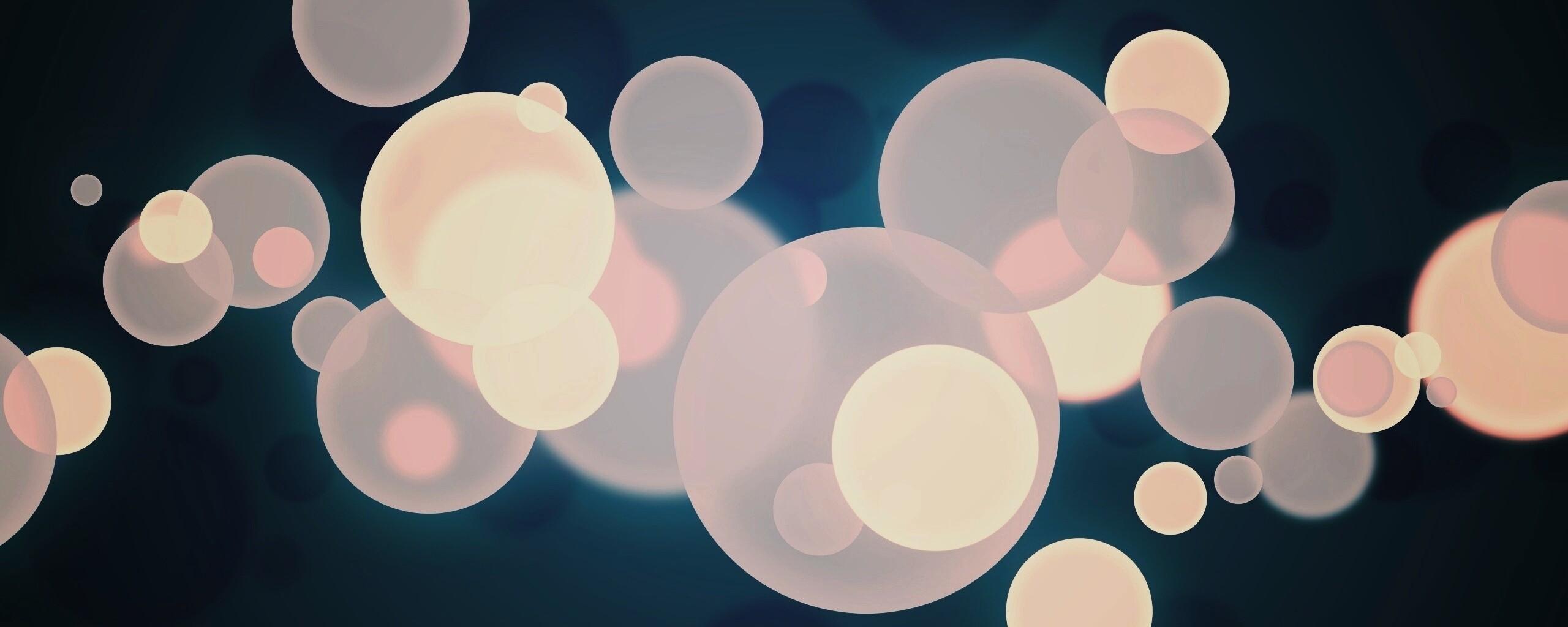 Голубые круги обои