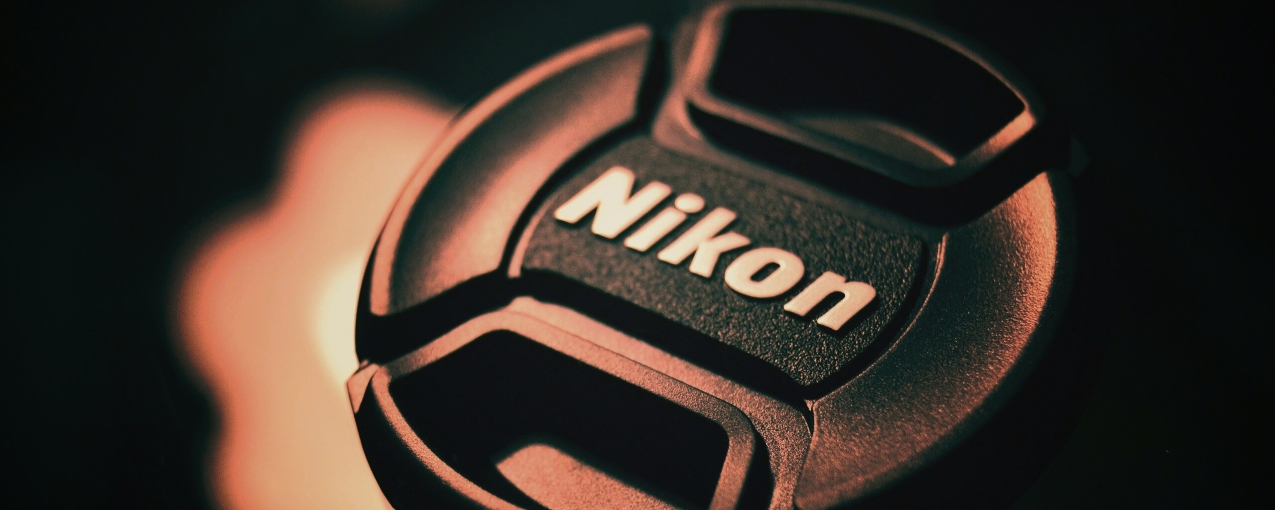 Крышечка от объектива Nikon обои