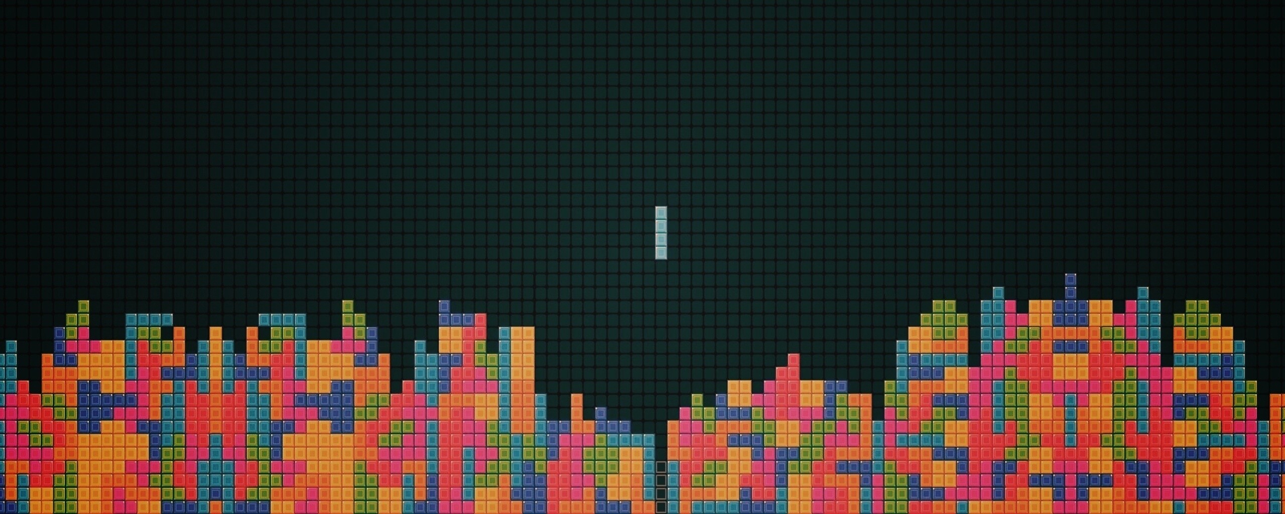 Гигантский тетрис обои