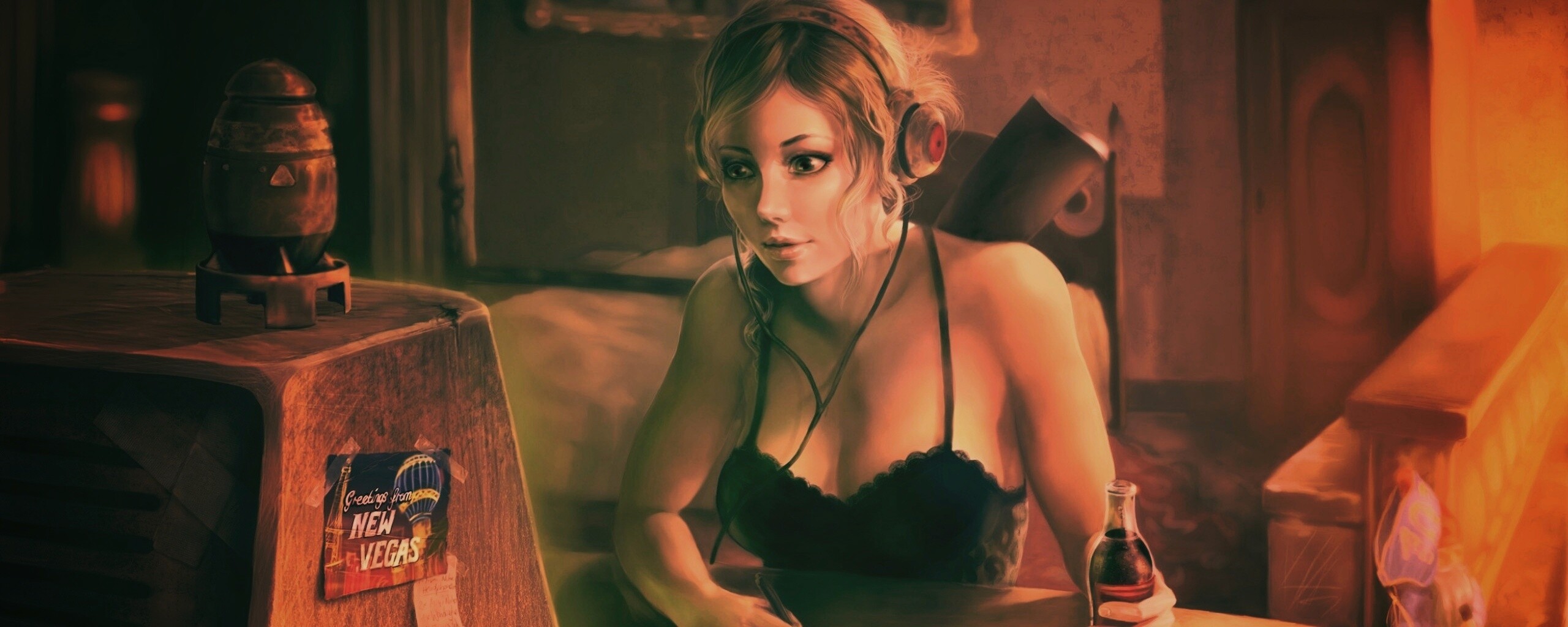 Девушка Одинокий странник обои