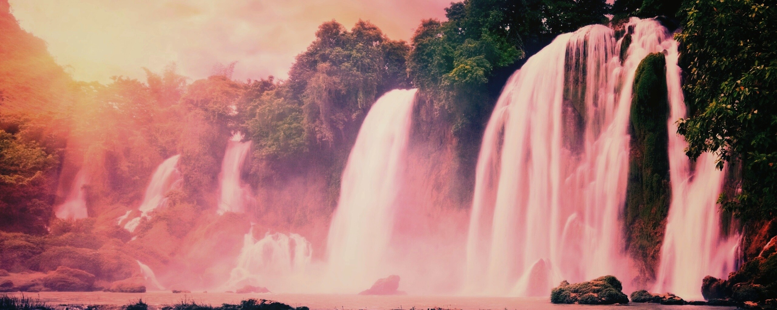 Водопады в джунглях обои