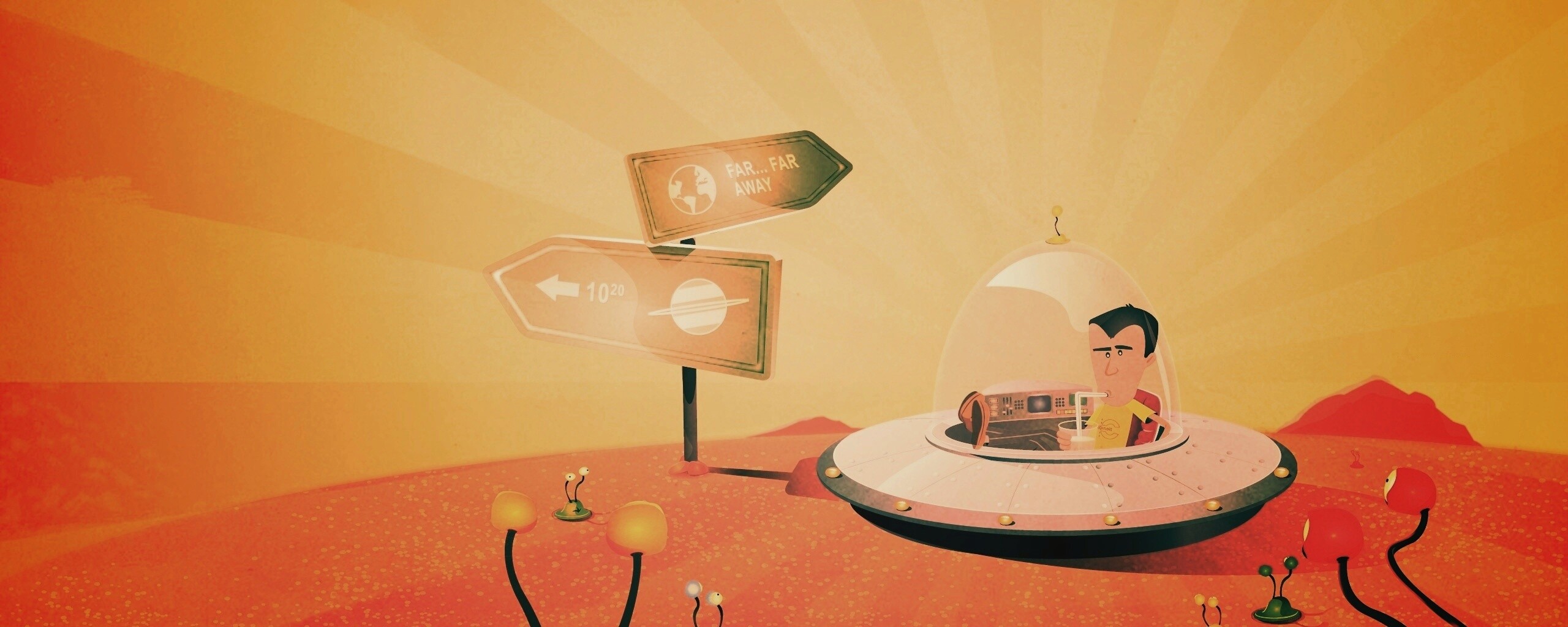 Космическое путешествие обои