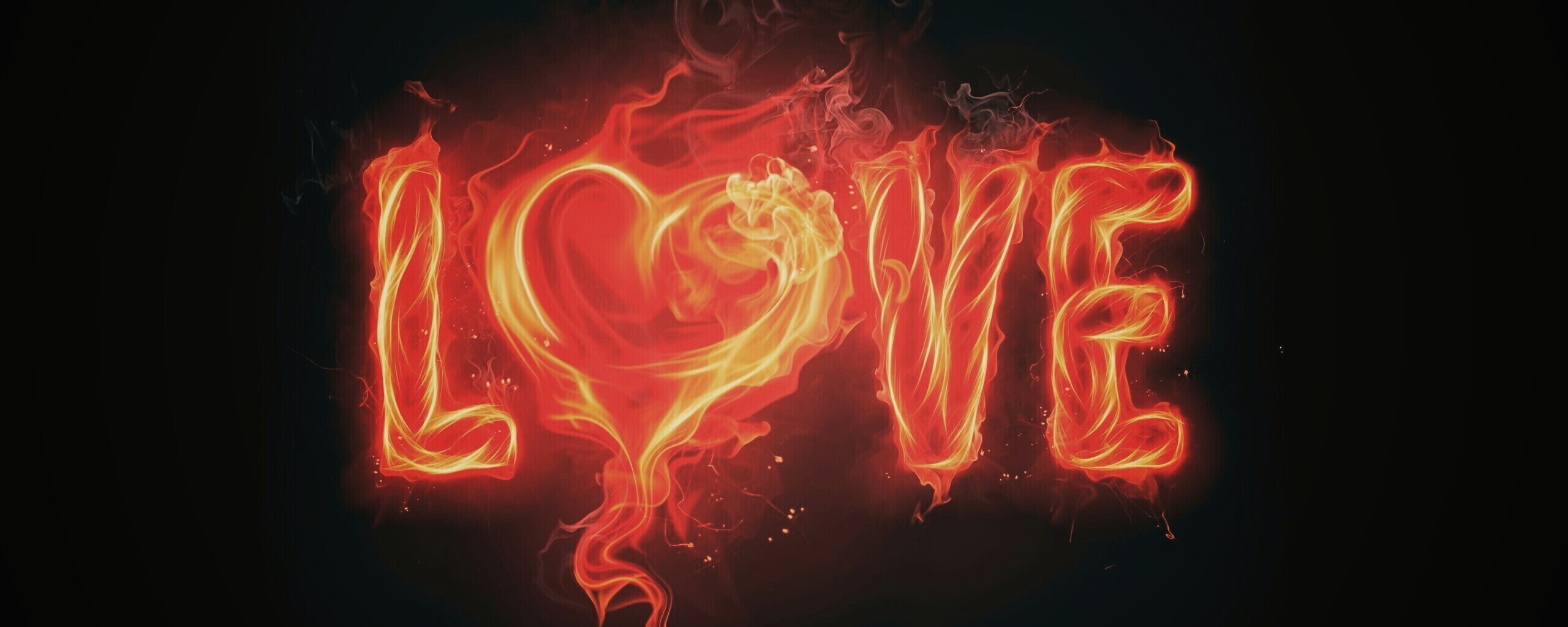 Пламенная любовь обои