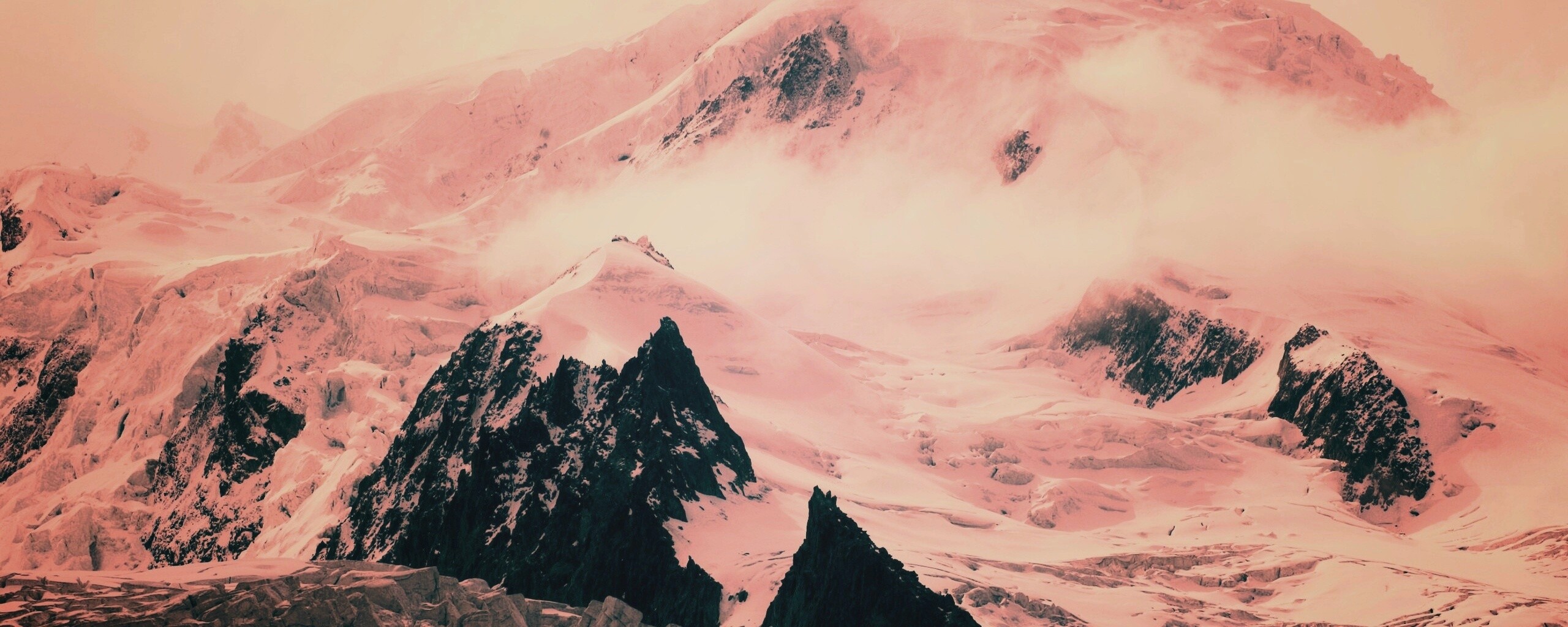 Снежные вершины обои